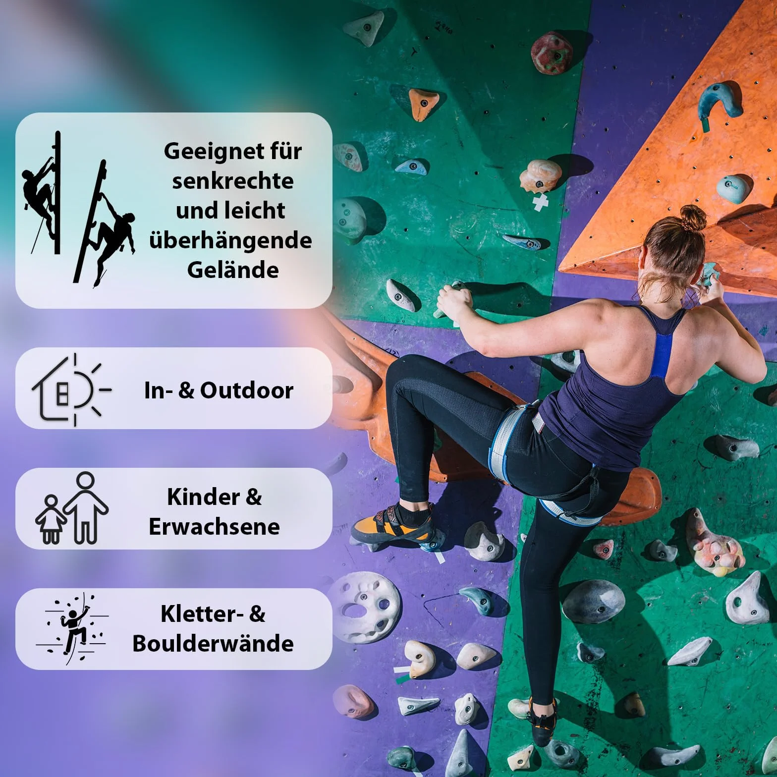 ALPIDEX 60 Prese d'Arrampicata | Dimensioni L, M, S, XS | Superficie Arrampicata 4-8 m² | Set Blocchi Prese d'Arrampicata