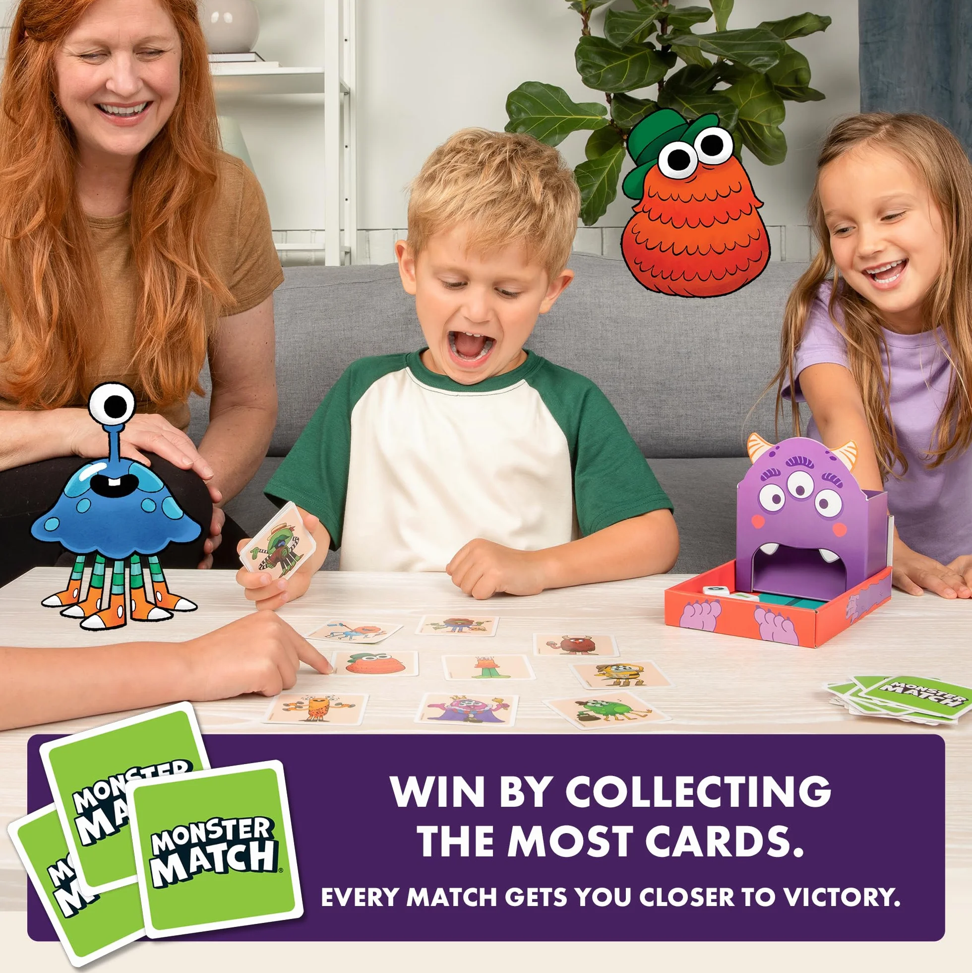Exploding Kittens Monster Match – Matching Dice for Kids Ages 4+– 2-6 Players – Fun Family Night - Creative Kid Play