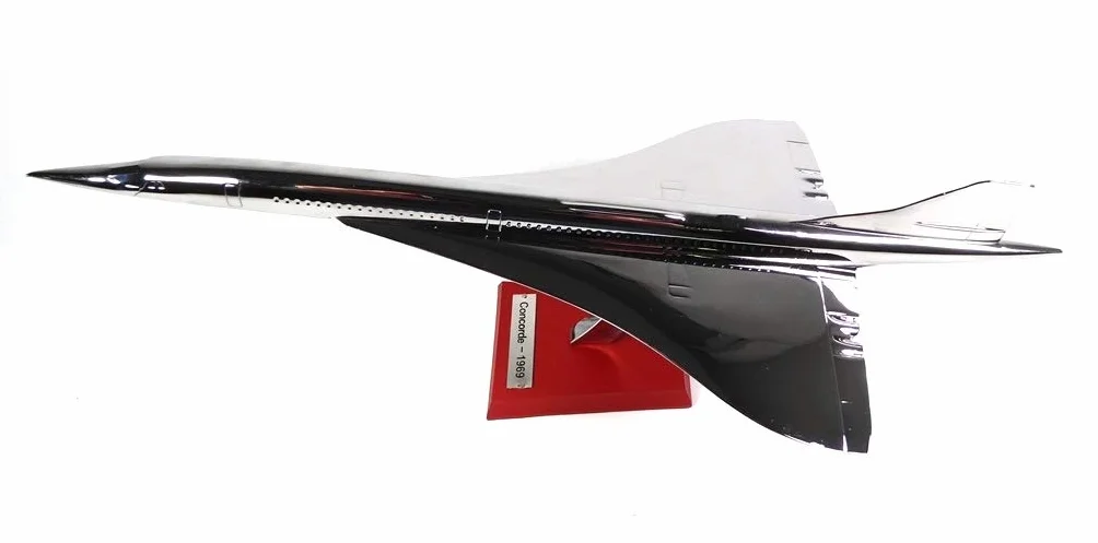Concorde aérospatiale 1969 Scala 1/200 Argento Collezione Aerei Classici
