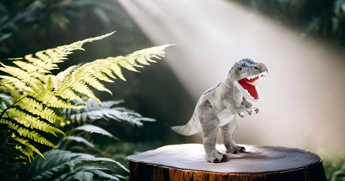 Zappi Co Peluche Morbido e Cuddly per Bambini - Parte della Collezione di Animali Safari, Perfetto per i Bambini (T-rex)