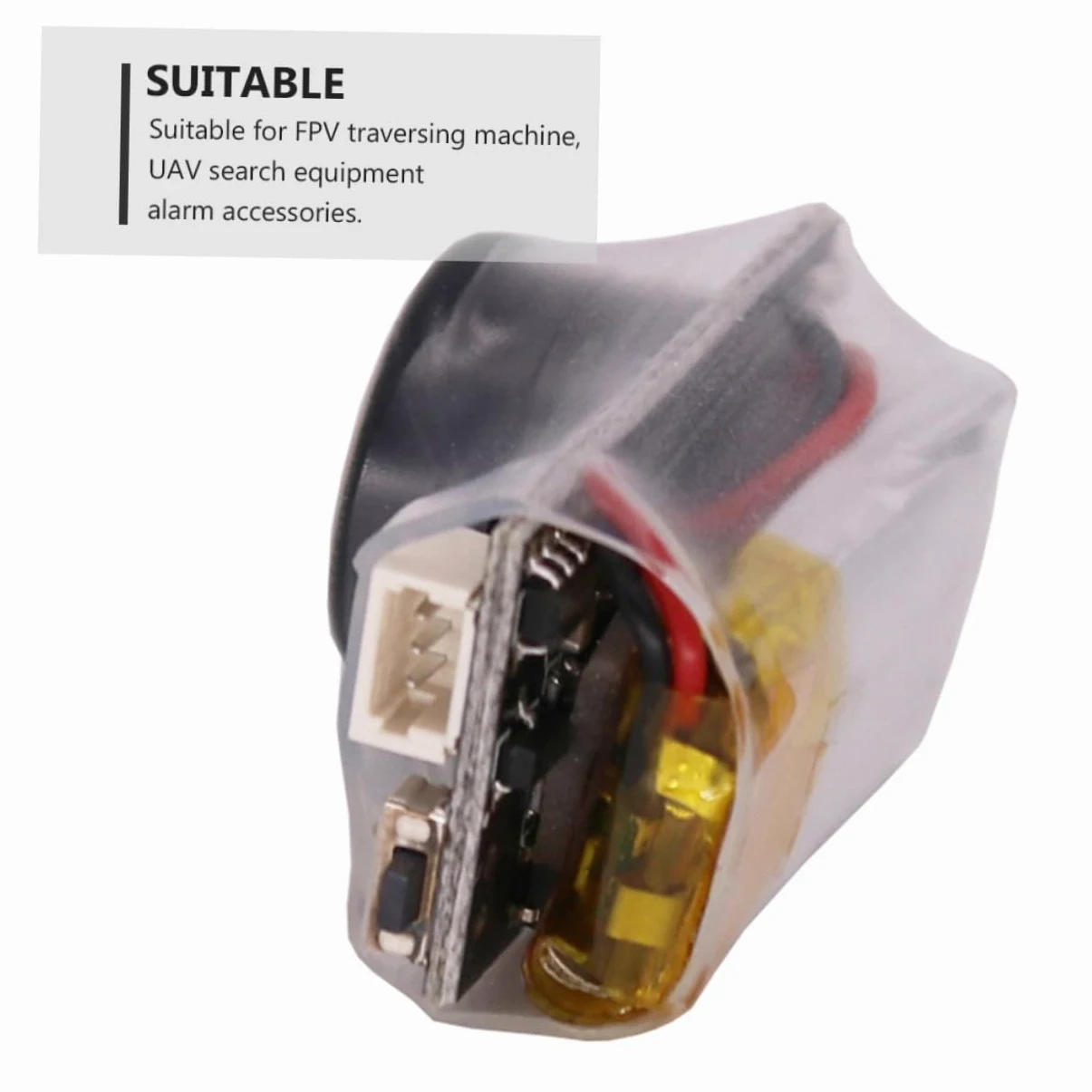 BESTonZON 3pezzi Allarme Per Drone Fpv Con Funzione Di Segnalazione Led Allerta Sonora Decibel e Leggero Compatibile Con Bf e Cf Flight Controllers Accessorio Per Racers e Piloti Di Droni