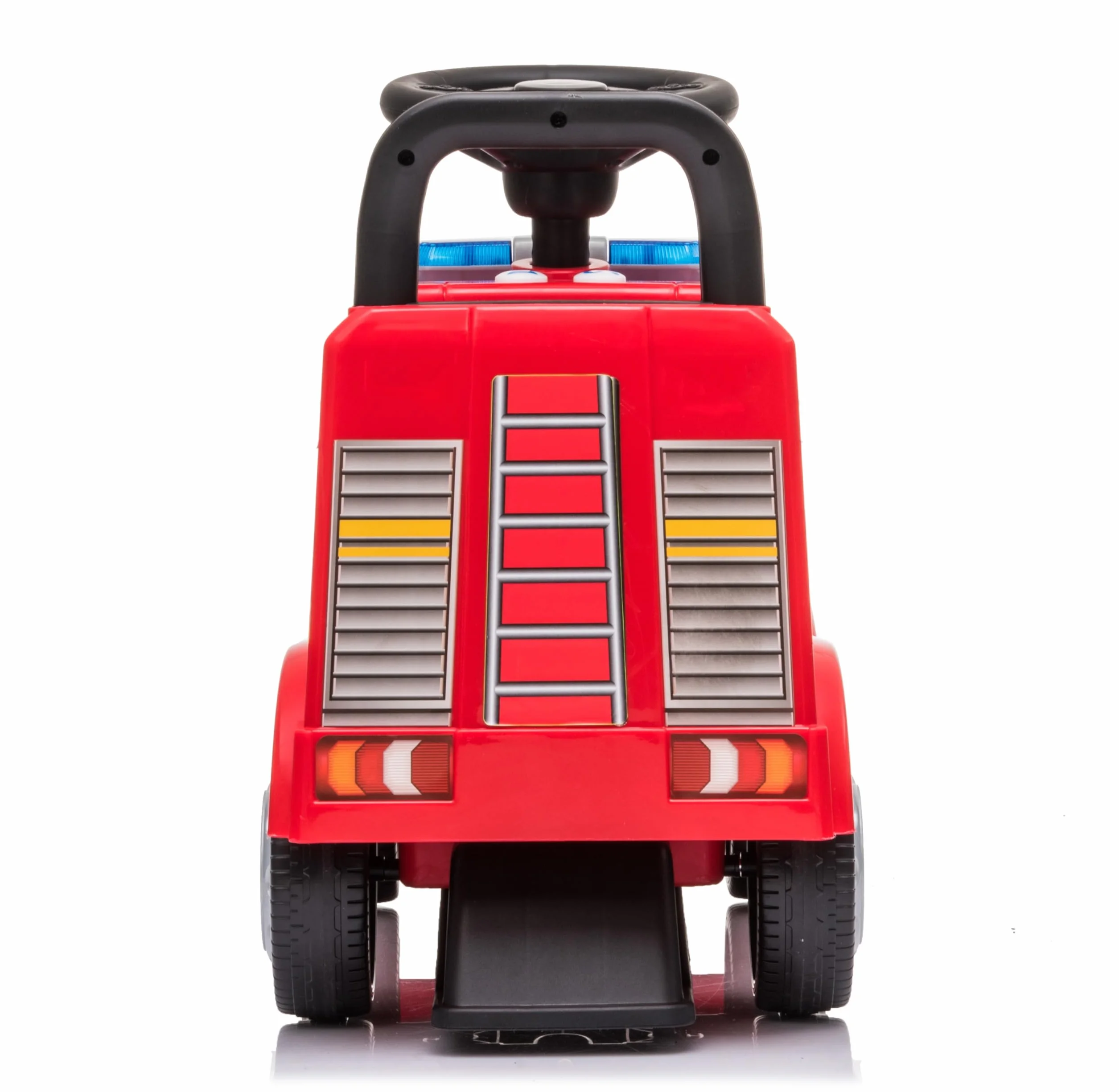 Camion Pompieri Cavalcabile Primi Passi Mercedes Antos per Bambini 1-3 Anni con Sirena e Clacson