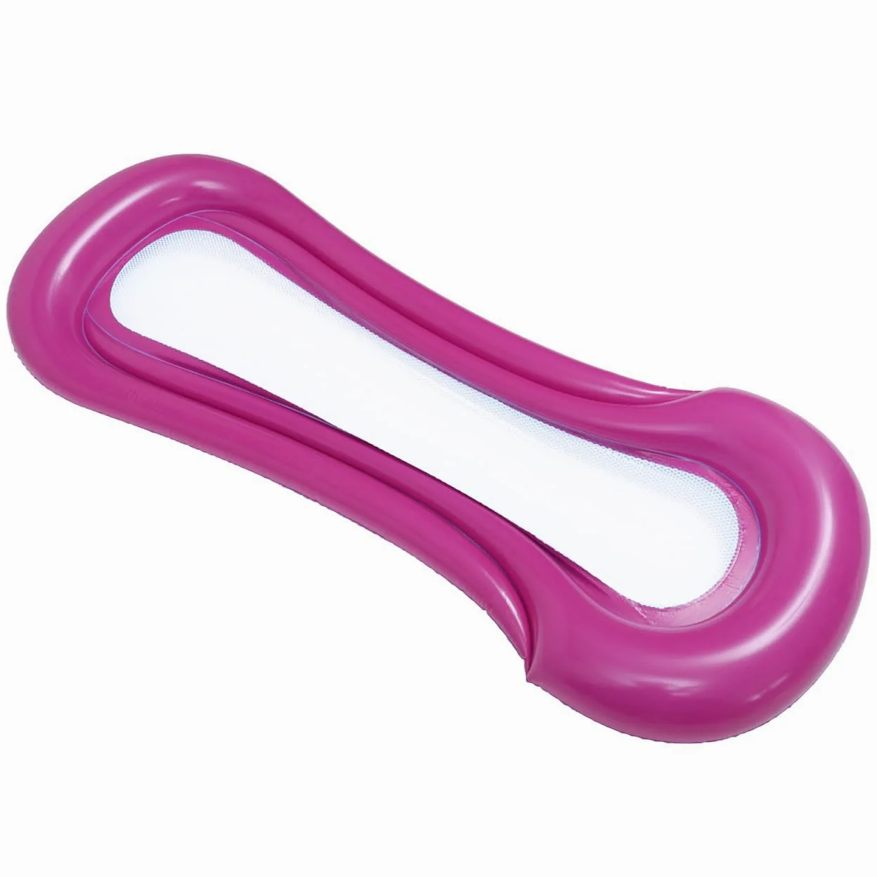 BESTonZON Materassino Galleggiante Portatile Per Piscina Materassino Gonfiabile Pieghevole Rosso Per