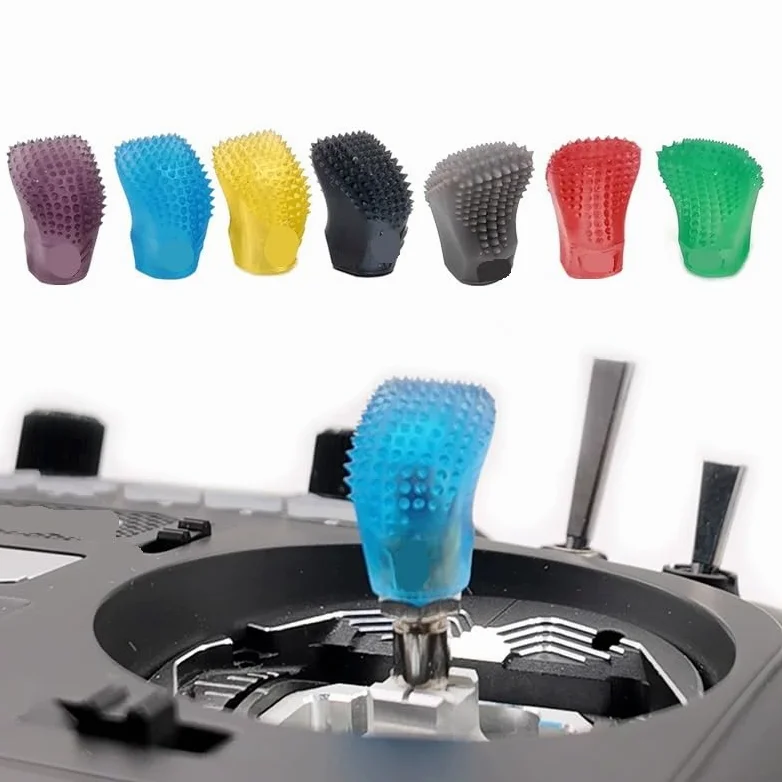 Compatibile con RadioMaster Punte Joystick Ergonomiche Coppia | Tappo resina antiscivolo per V16 V14 Boxer AG01(M4 yellow)