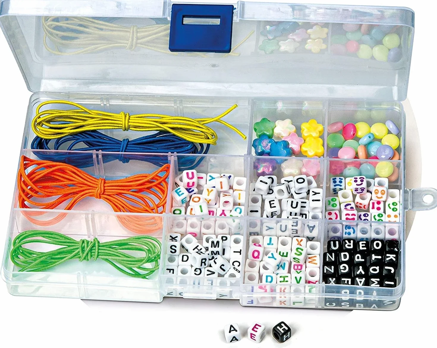 Clementoni Crazy Chic - Message Bracelets, Kit Gioielli Creativi per Bambini 7+ Anni, Braccialetti e Collane Personalizzabili con Lettere e Perline Colorate, Idea Regalo per Bambine, 18634