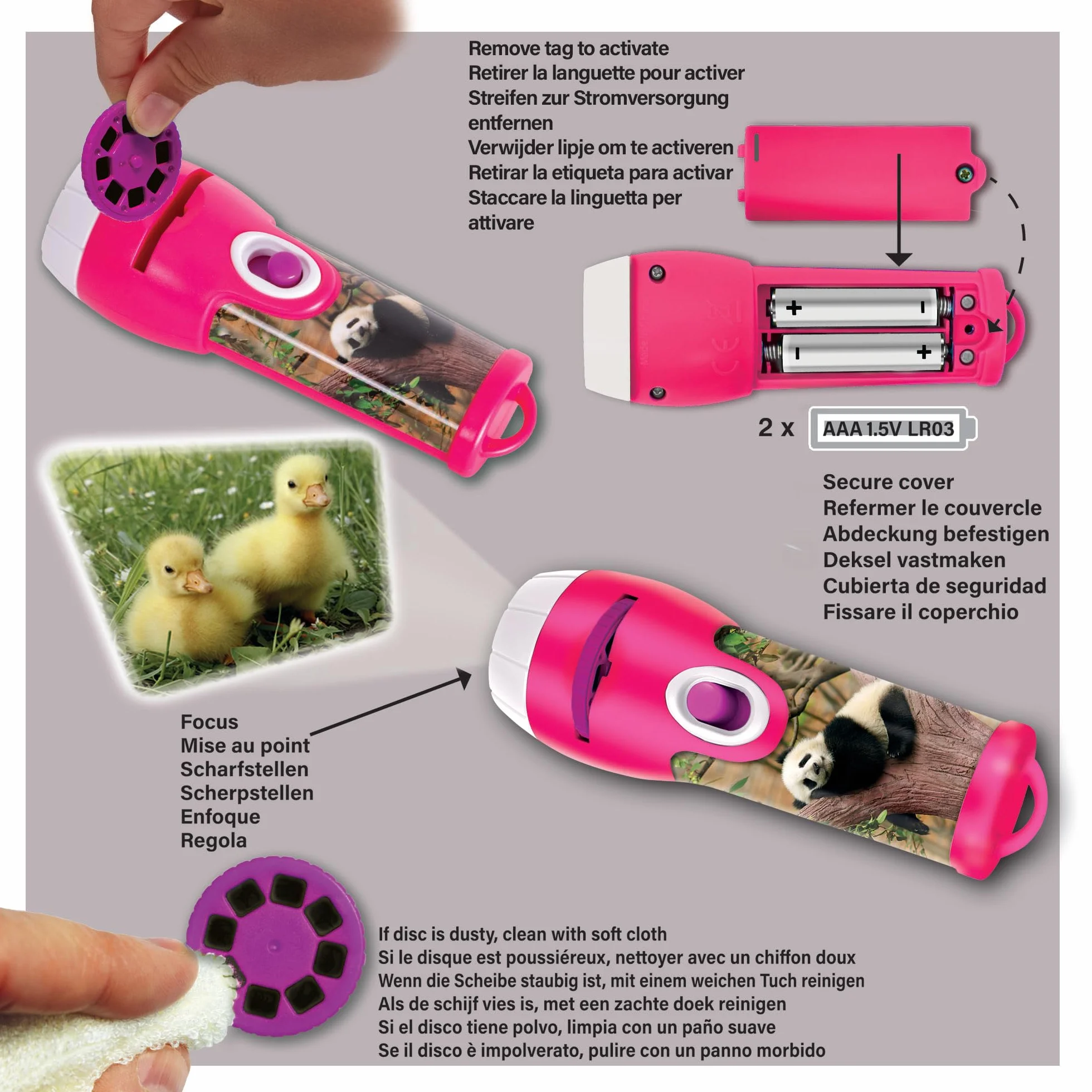 Brainstorm TOYS Cute & Cuddly Torch And Projector
