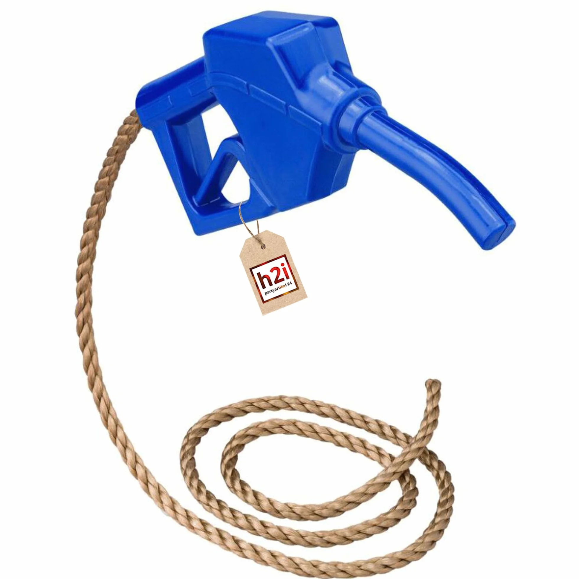 h2i Pompa a benzina per bambini per casetta e torre da gioco, accessori per torre da arrampicata, impugnatura a benzina, robusta e resistente alle intemperie, blu