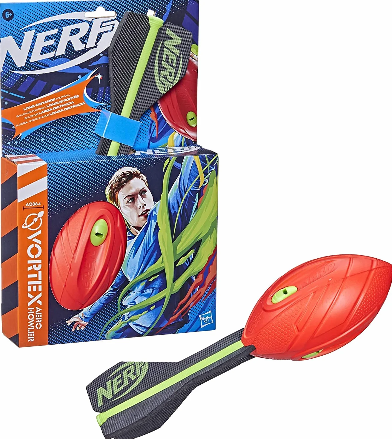 NERF Vortex Mega Football Aero Howler - Colori assortiti
