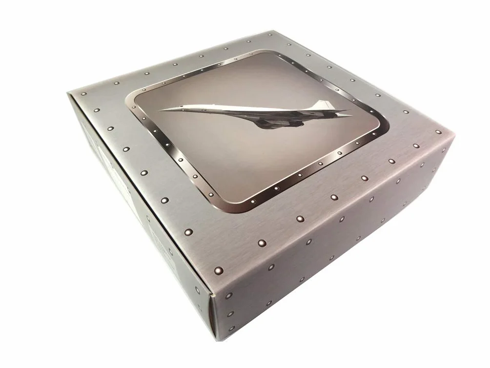 Concorde aérospatiale 1969 Scala 1/200 Argento Collezione Aerei Classici