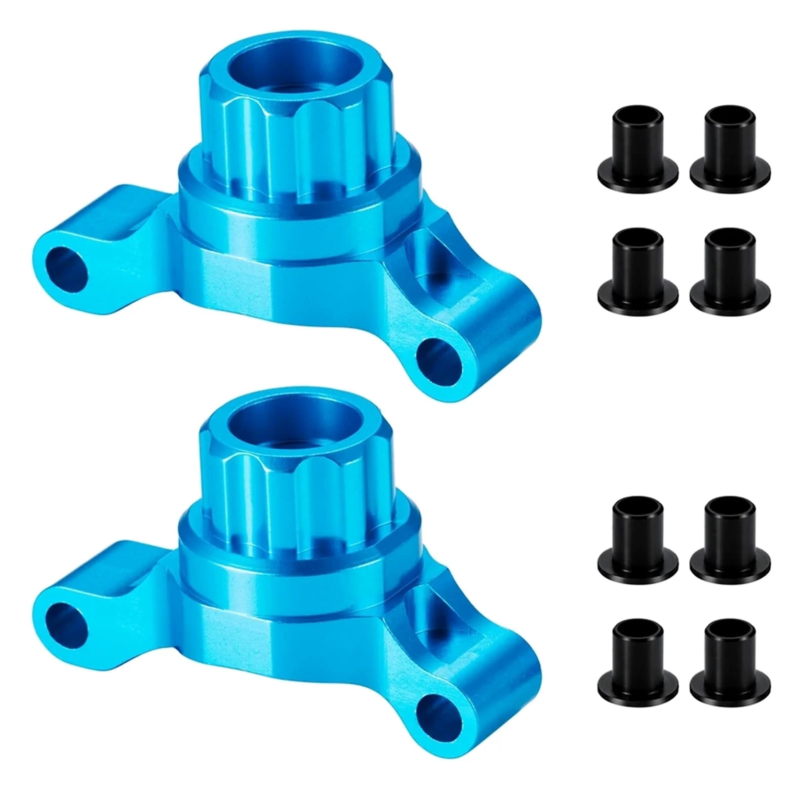 Per Tamiya Per TT02 1/10 RC Drift Auto Posteriore In Lega Di Alluminio Nocche Dello Sterzo Carrier Mozzo Asse Tazze Parti Ricambio Ricambi Modellini RC