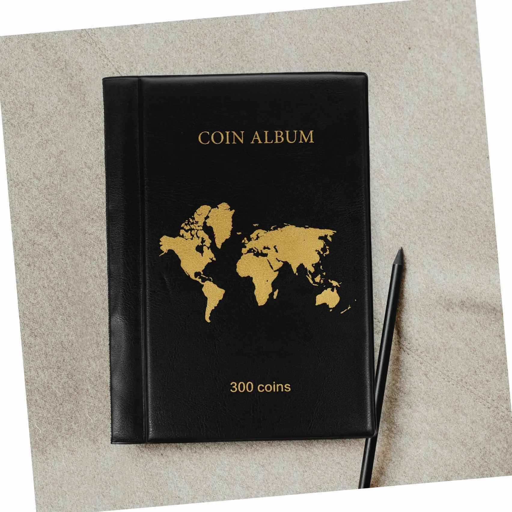 ibasenice Album per Monete da Collezione Grandi Design Trasparente Raccoglitore Sicuro Materiale PVC Resistente per Collezionisti di Monete e Carta Moneta
