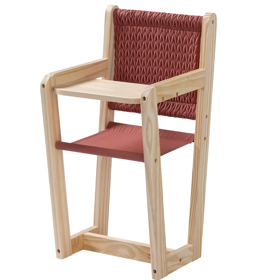 howa Seggiolone in legno per bambole fino a 50 cm, Grace 2870 | Mobile giocattolo per bambole, seggiolone per bambole fino a 50 cm