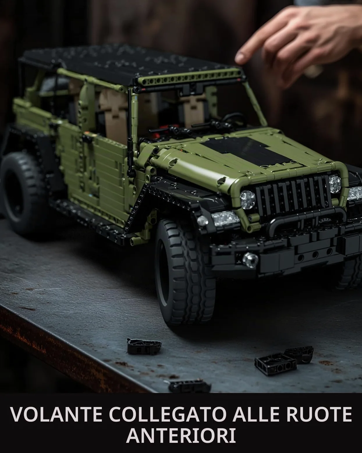 Nifeliz 4x4 Set di costruzioni di Auto Fuoristrada per adulti, Modellino di Auto da Collezione da Costruire, Offroad Regalo per Uomo, Donna, Lui o Lei (2899 pezzi, NF10324)