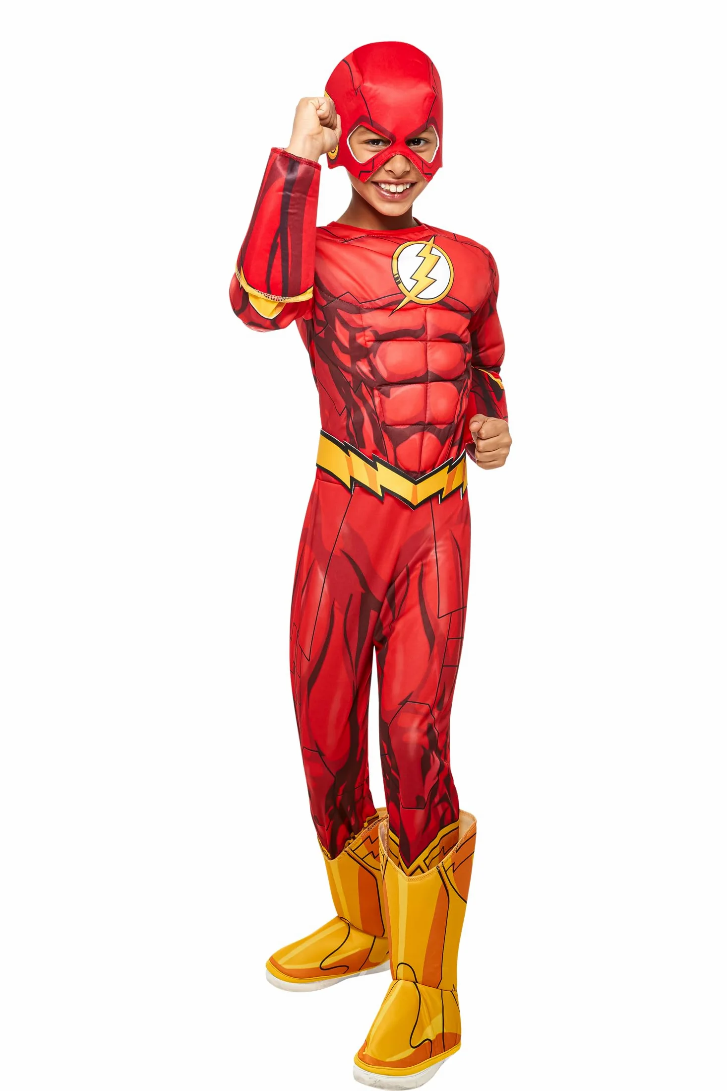 Rubie's Costume ufficiale DC Superhero The Flash Deluxe per bambini