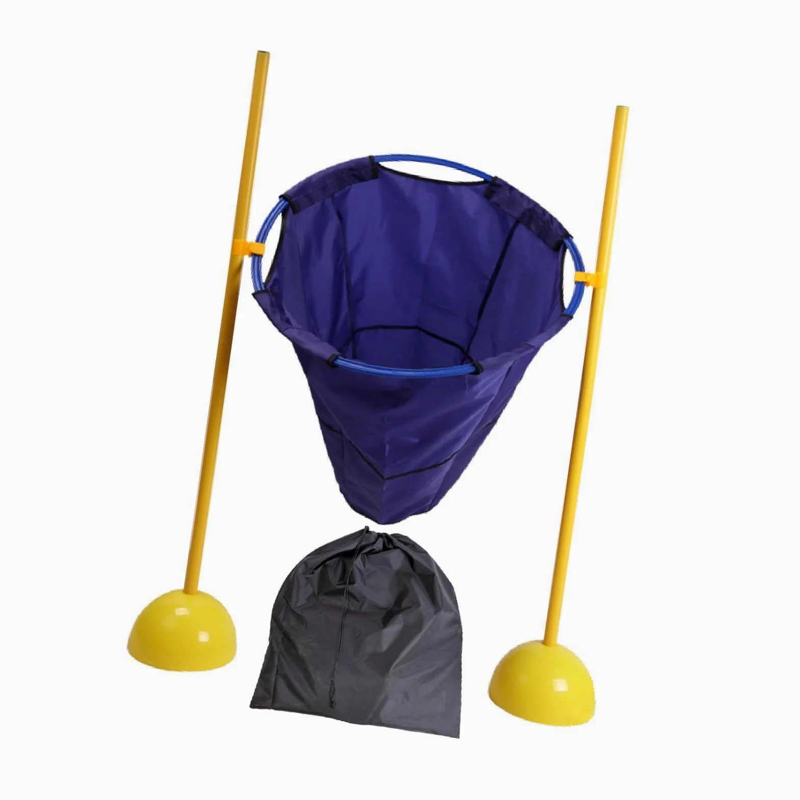 Gioco di Lancio per Interni Ed Esterni, Include 10 Sacchi di Sabbia, attività Divertente per Bambini, Blu
