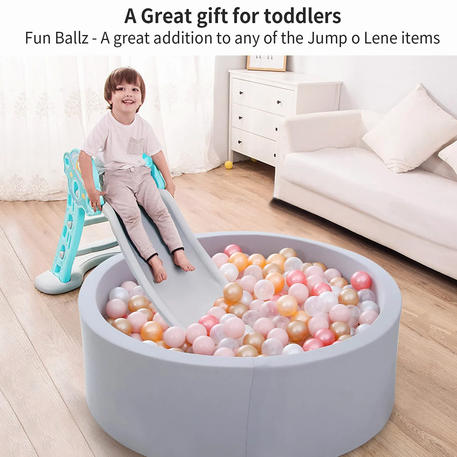 STARBOLO Palline per bambini, confezione da 100 200 50, senza BPA e ftalati, atossiche, a prova di schiacciamento, in plastica morbida, per bambini da 1 a 5 anni, per compleanno, piscina, box tenda e