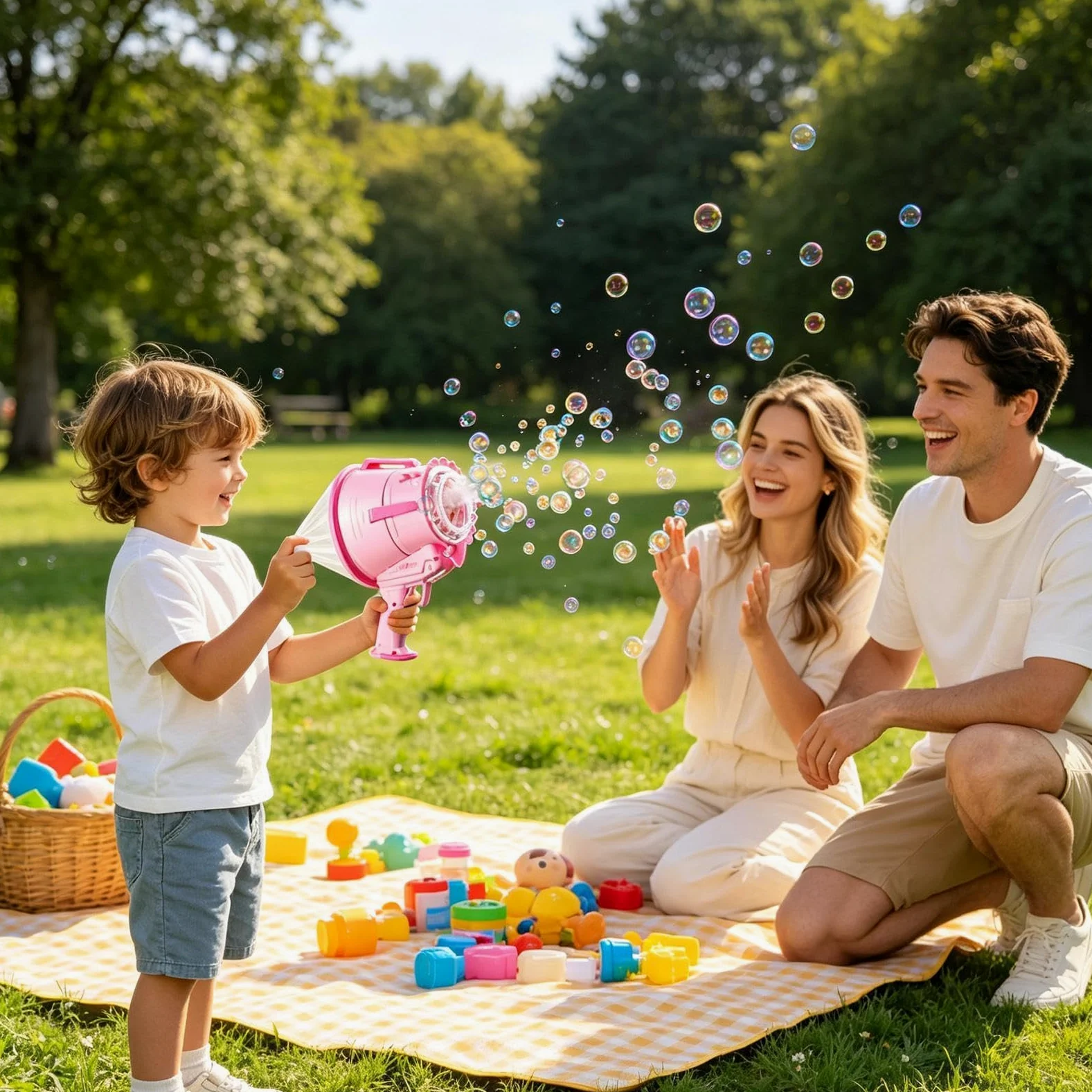 Macchina Bolle Giocattolo da Giardino Portatile | Soffiabolle Da Festa Per Bambini E Bambine Feste Di Compleanno E Vacanze Giardino Spiaggia Estivi Picnic Area Giochi
