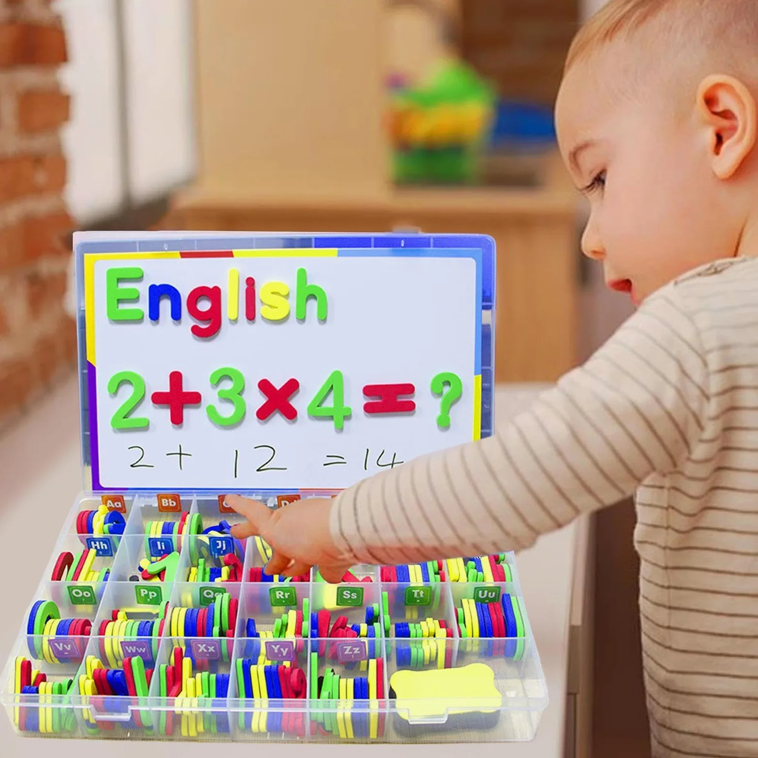 Magneti - Set Di Numeri Vibranti, Risorse Di Apprendimento | Magneti Divertenti Colorati, Migliorando Le Abilità Di Alfabetizzazione, Perfetti Per La Casa O La Sala, Id