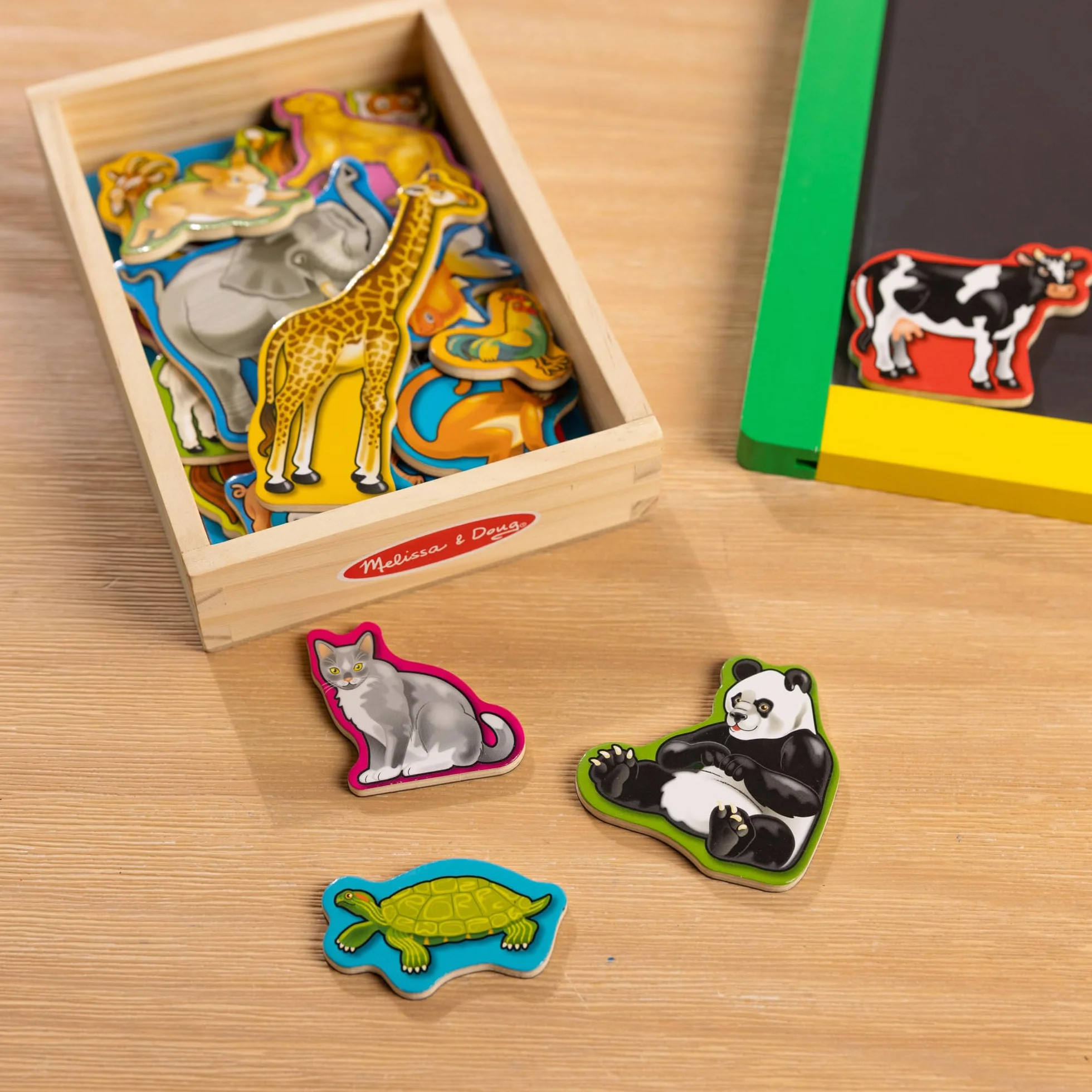 Melissa & Doug Magneti Bambini - Gioco Calamite Educativo in Legno per Lavagna Magnetica, 2+ Anni