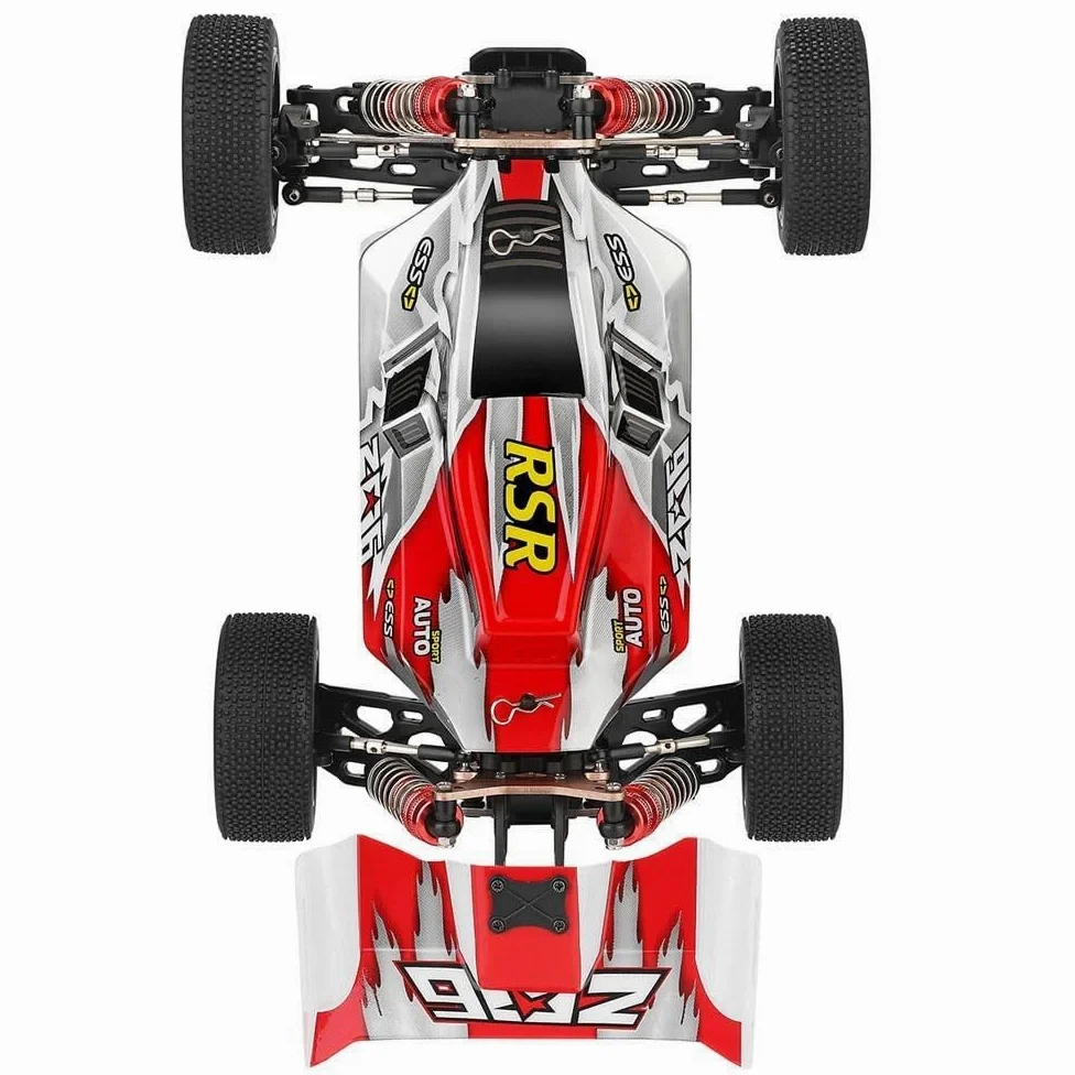 Goolsky XKS 144001 - Automobile telecomandata 60 km/h ad alta velocità 1/14 2,4 GHz Buggy 4WD RC Auto da Corsa All Terreno a Deriva RTR (Verde)
