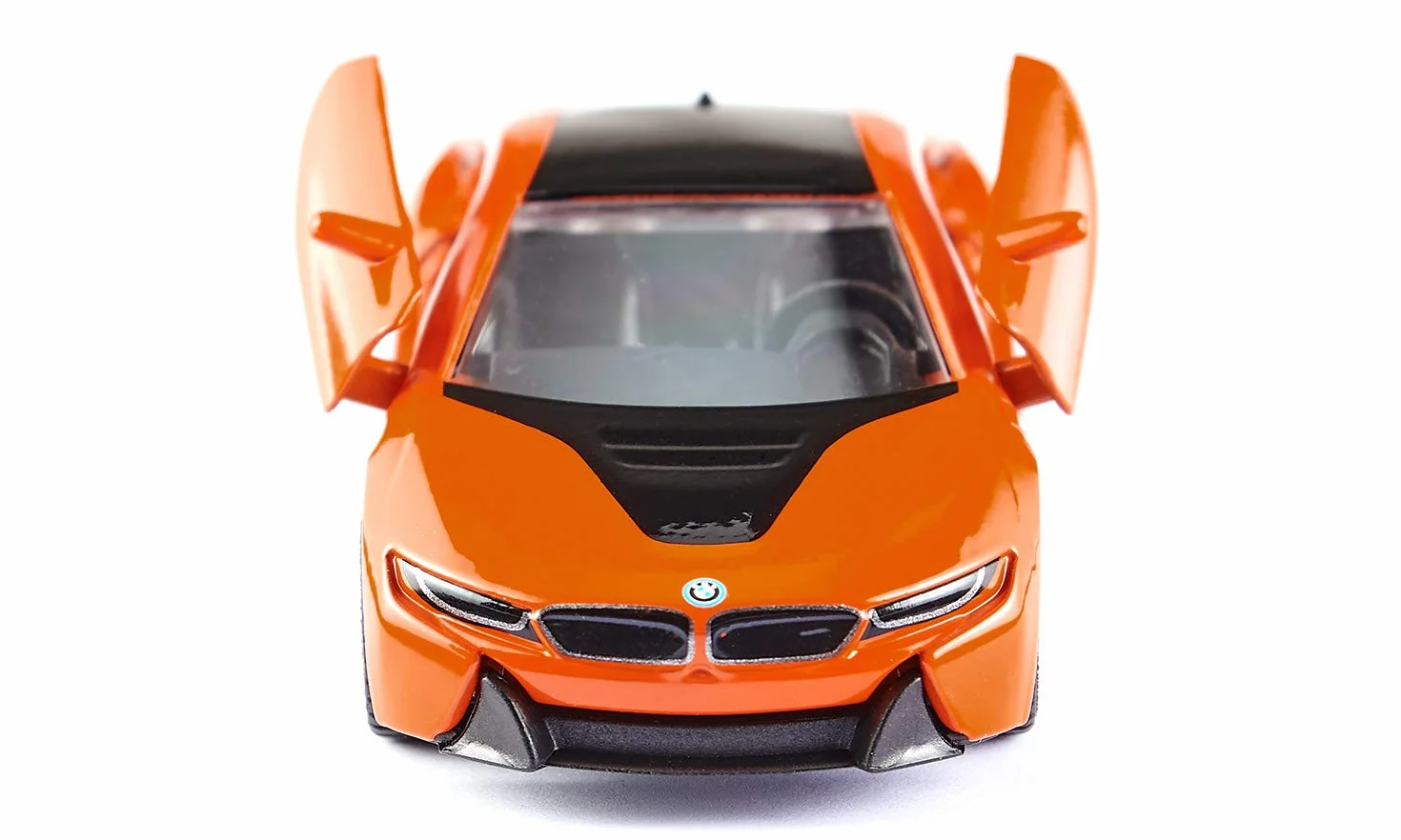 Siku BMW i8 LCI 1:50 Orange/Schwarz Metall/Kunststoff