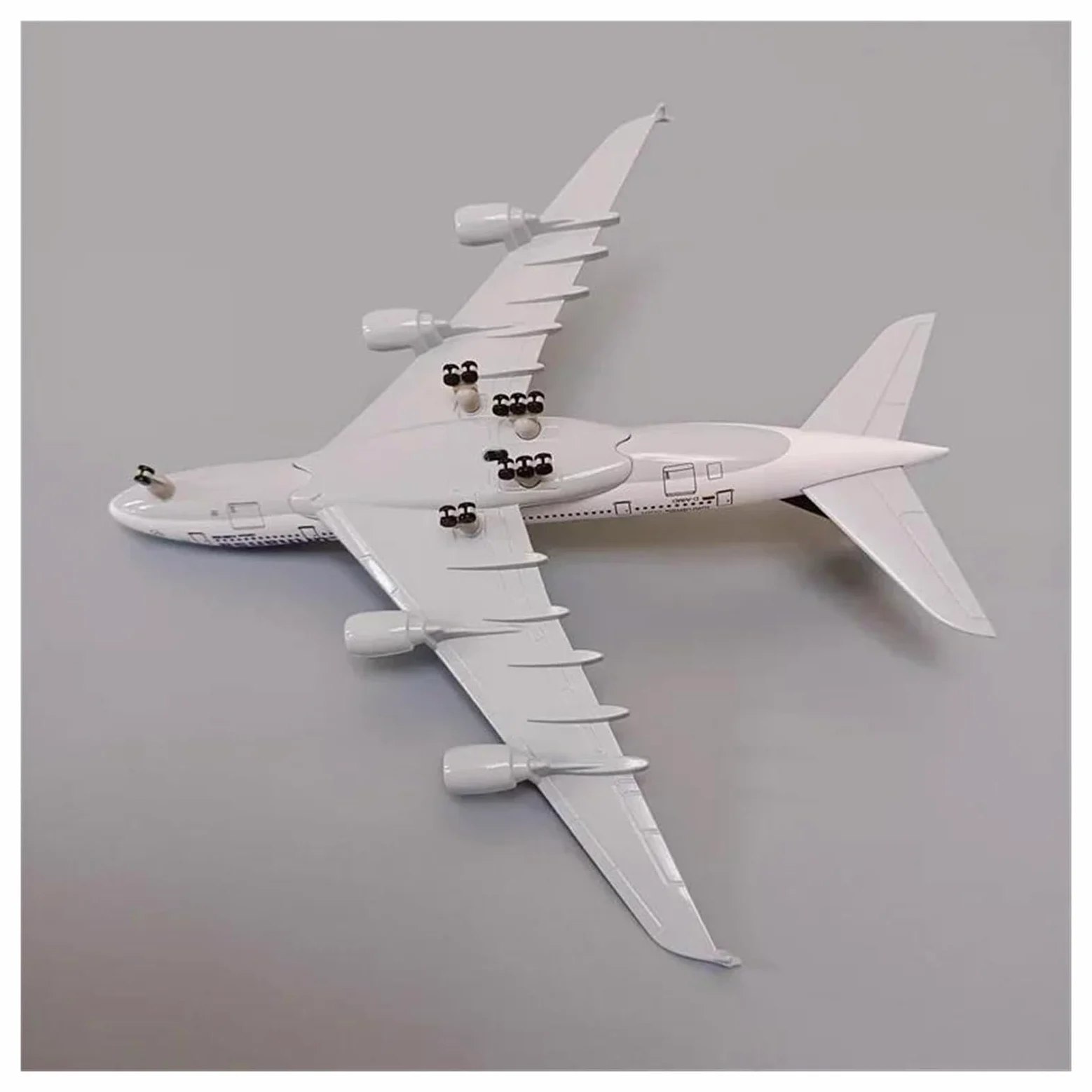 Kit Modello Di Aereo Pressofuso Da 20 Cm Per British Airways Airbus 380 A380 Per Regalo Collezione Appassionati Aviazione Modello di Aereo in lega