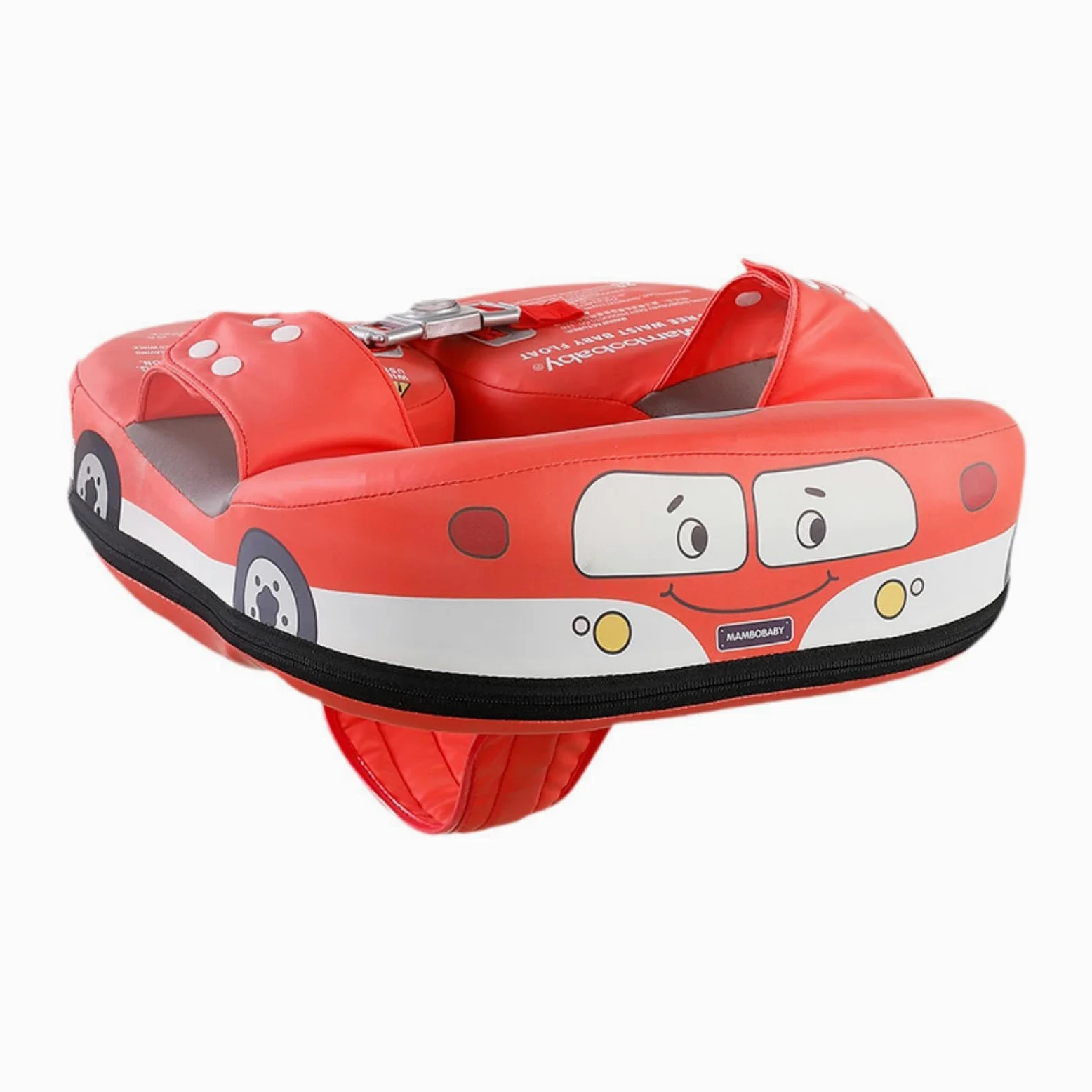 Salvagente per neonati con struttura robusta, non gonfiabile, comodo e sicuro, adatto per bambini dagli 8 ai 36 mesi, realizzato in PVC e pelle PU.