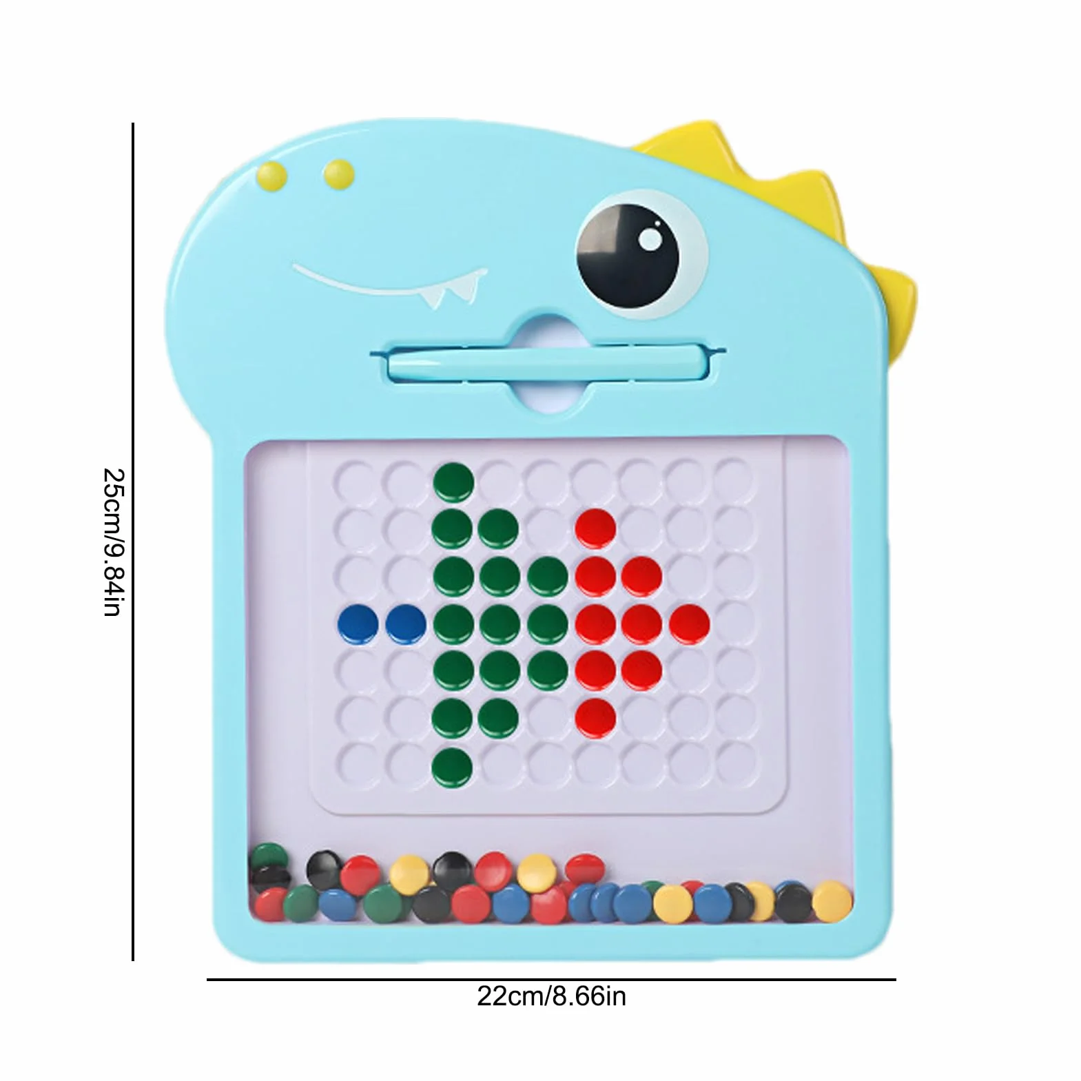 Scheda da scaratura magnetica - divertente cuscinetto da disegno magnetico con perline per bambini | Apprendimento precoce Doodle giocattolo per bambini di età compresa
