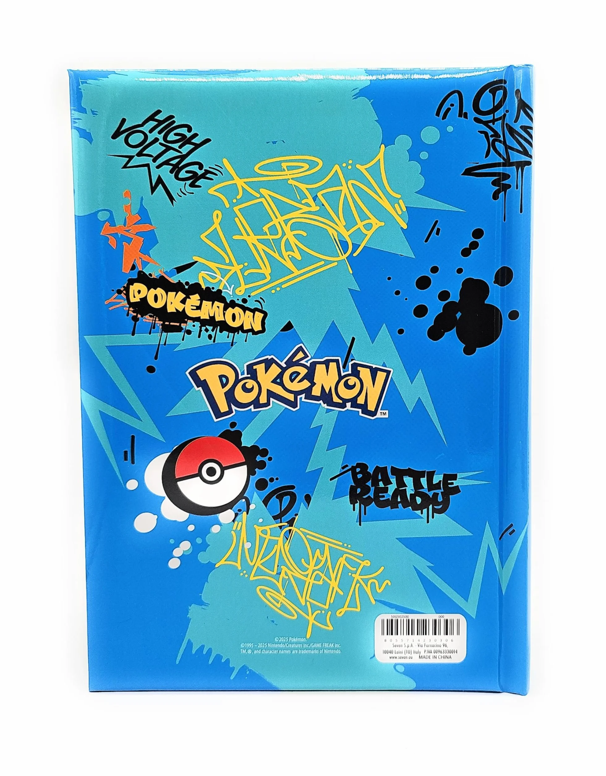 Pokemon Seven Diario Agenda Scuola Blu