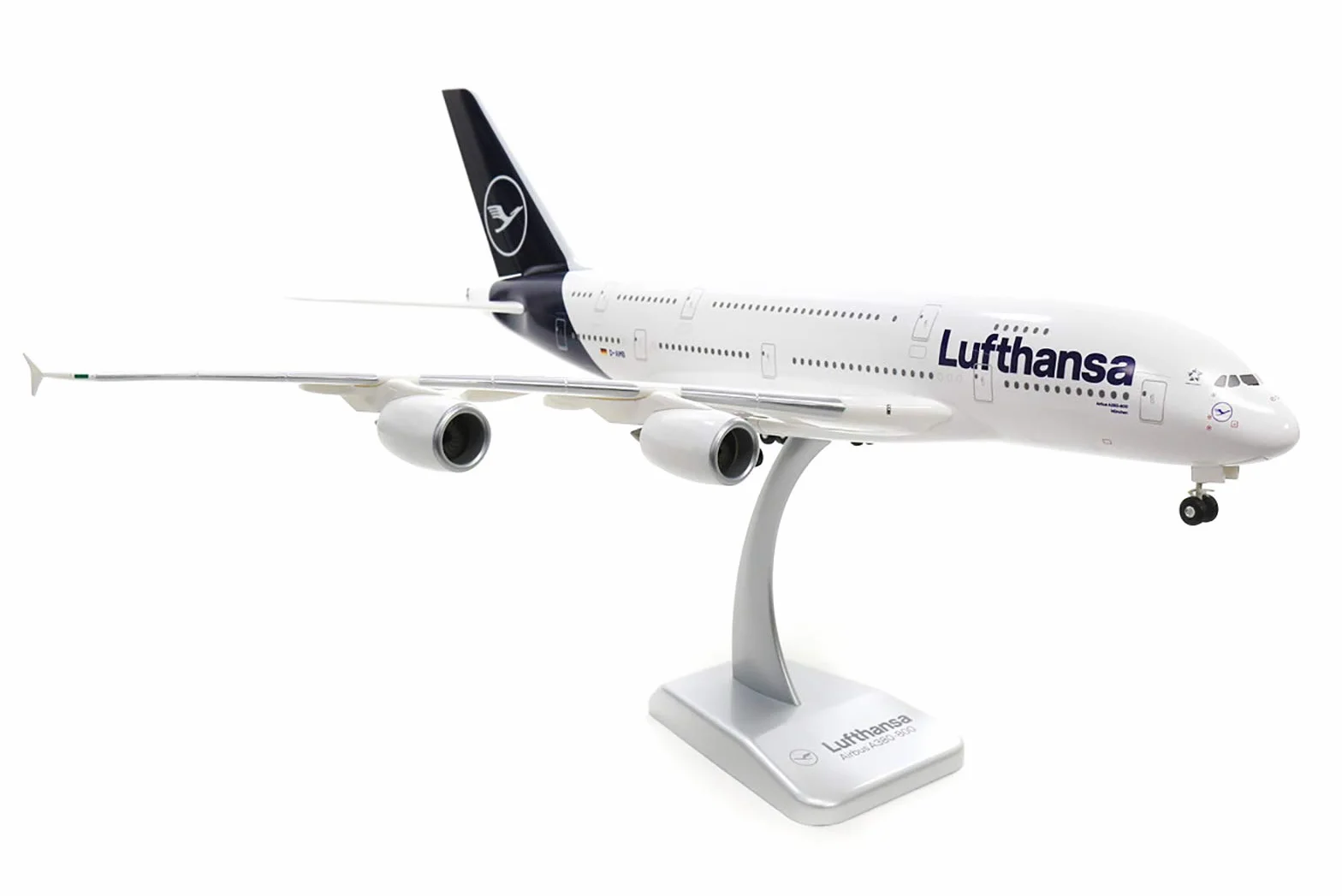 Modellino Lufthansa Airbus A380-800, scala 1:200, verniciatura Lufthansa