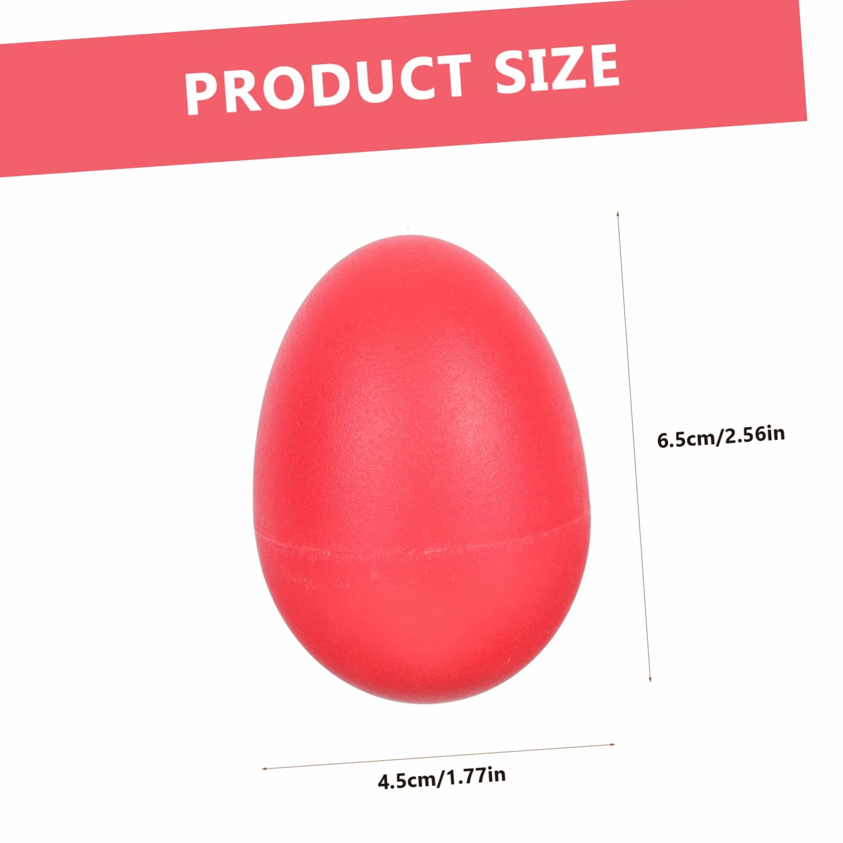 Toddmomy 20 Strumenti Musicali a Uovo per Percussioni per Ragazzo Ragazza, Portatili in Plastica Superficie Liscia per Educazione Precoce e Compleanni Colore Casuale