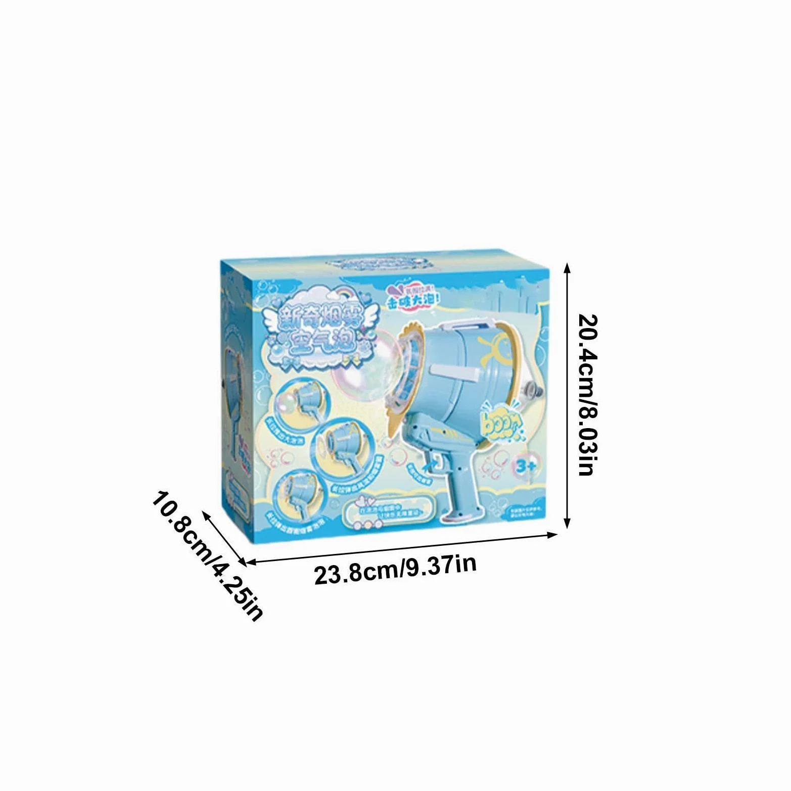 Macchina Bolle Giocattolo da Giardino Portatile | Macchina Per Bolle Da Esterno Per Ragazzi, Compleanno, Feste E Vacanze, Cortile, Giardino, , Spiaggia, Estivi, Giochi E