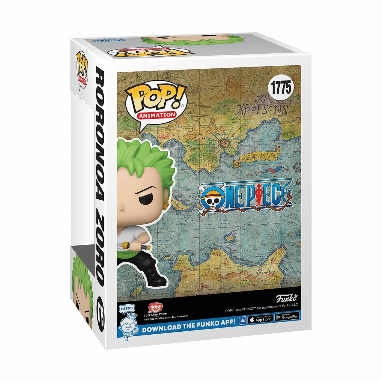 Funko Pop! Animation: One Piece - Roronoa Zoro w/Chase (Styles Vary) - Figura in Vinile da Collezione - Idea Regalo - Merchandising Ufficiale - Giocattoli per Bambini e Adulti - Anime Fans