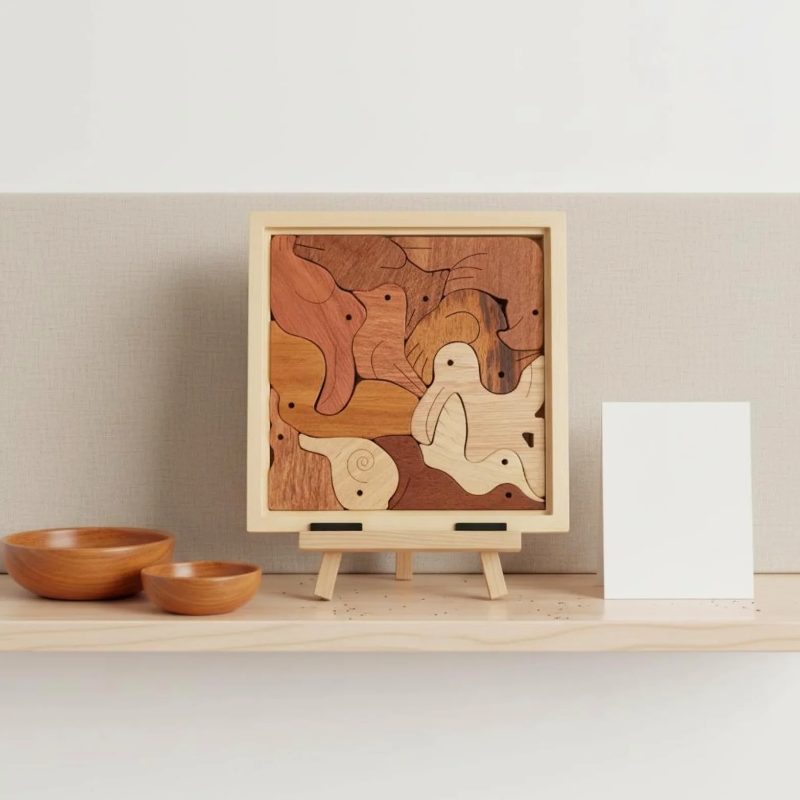 Puzzle Didattico Bambini Gioco Educativo Legno Tavola Incastro Forme Griglia Abbinamento 3D Blocchi Legno Incastri, Puzzle 3D In Legno Con Verdure