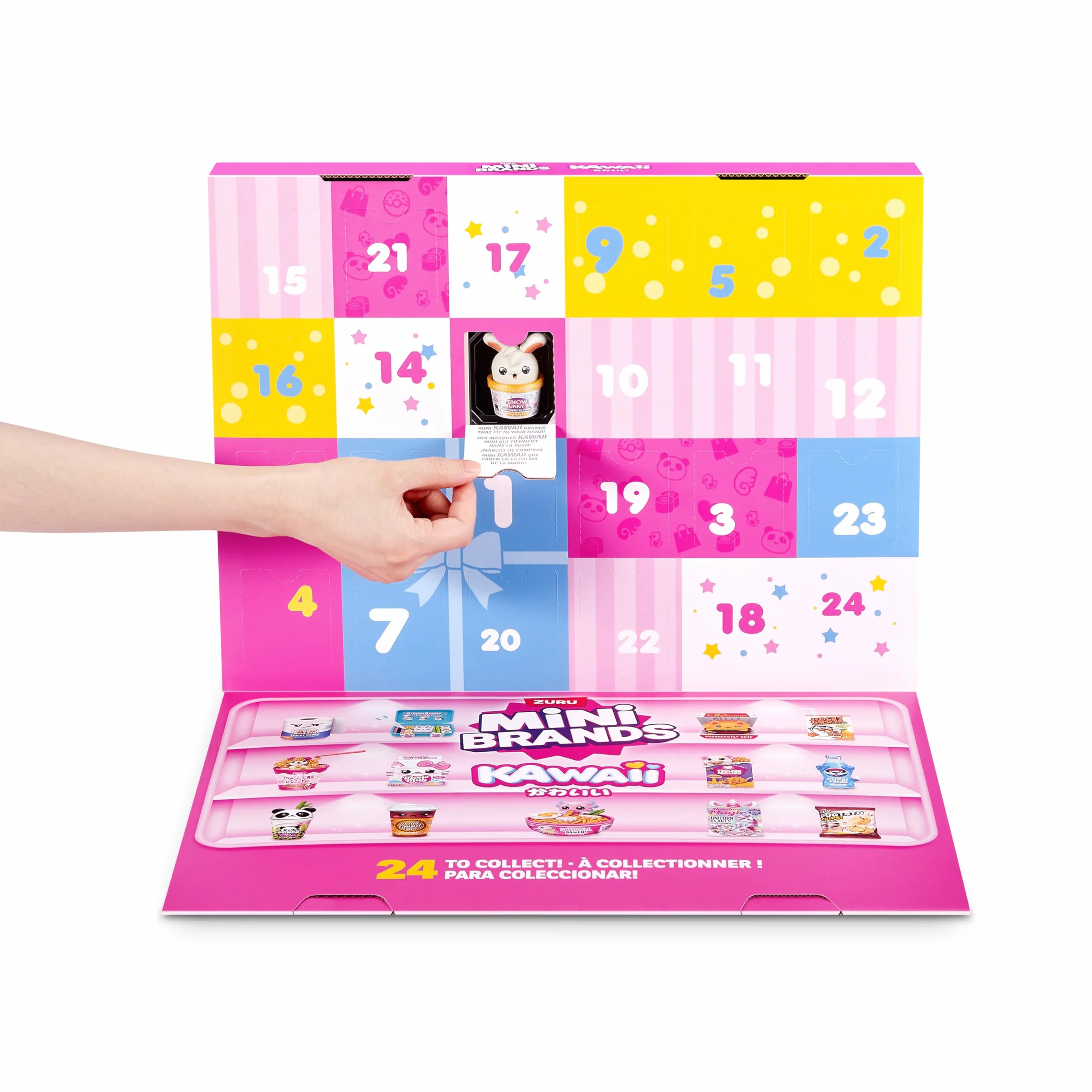 Mini Brands Kawaii Calendario dell'Avvento di ZURU, giocattoli Seaonal da collezione per ragazze