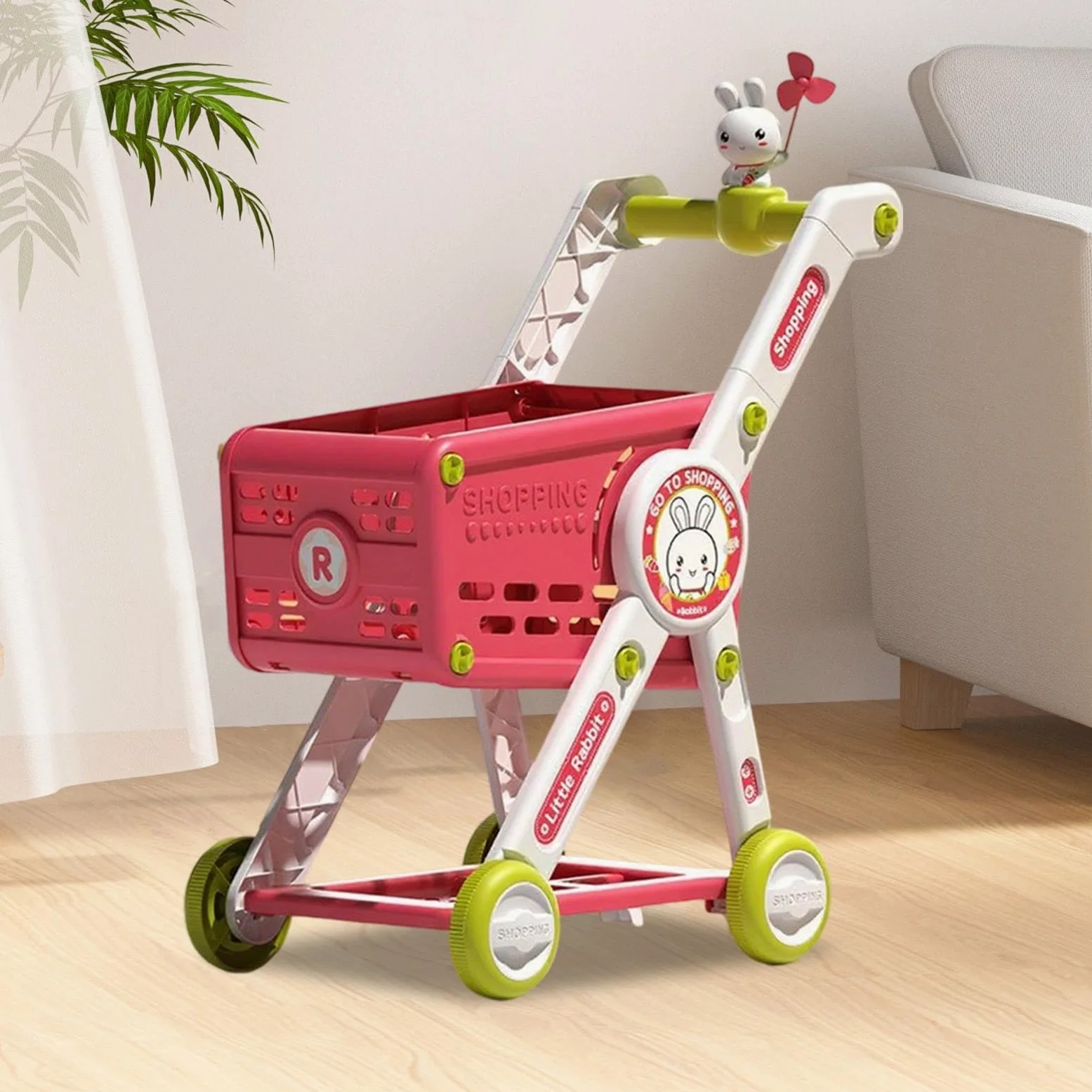 Carrello Spesa Bambini Cucina Finti Educativi Interattivi | Carrello Spesa Giocattolo Con Cibo Finto Cucina Finti Di Ruolo Carrellino Per Bambini E Bambine Prescolari Studenti Della