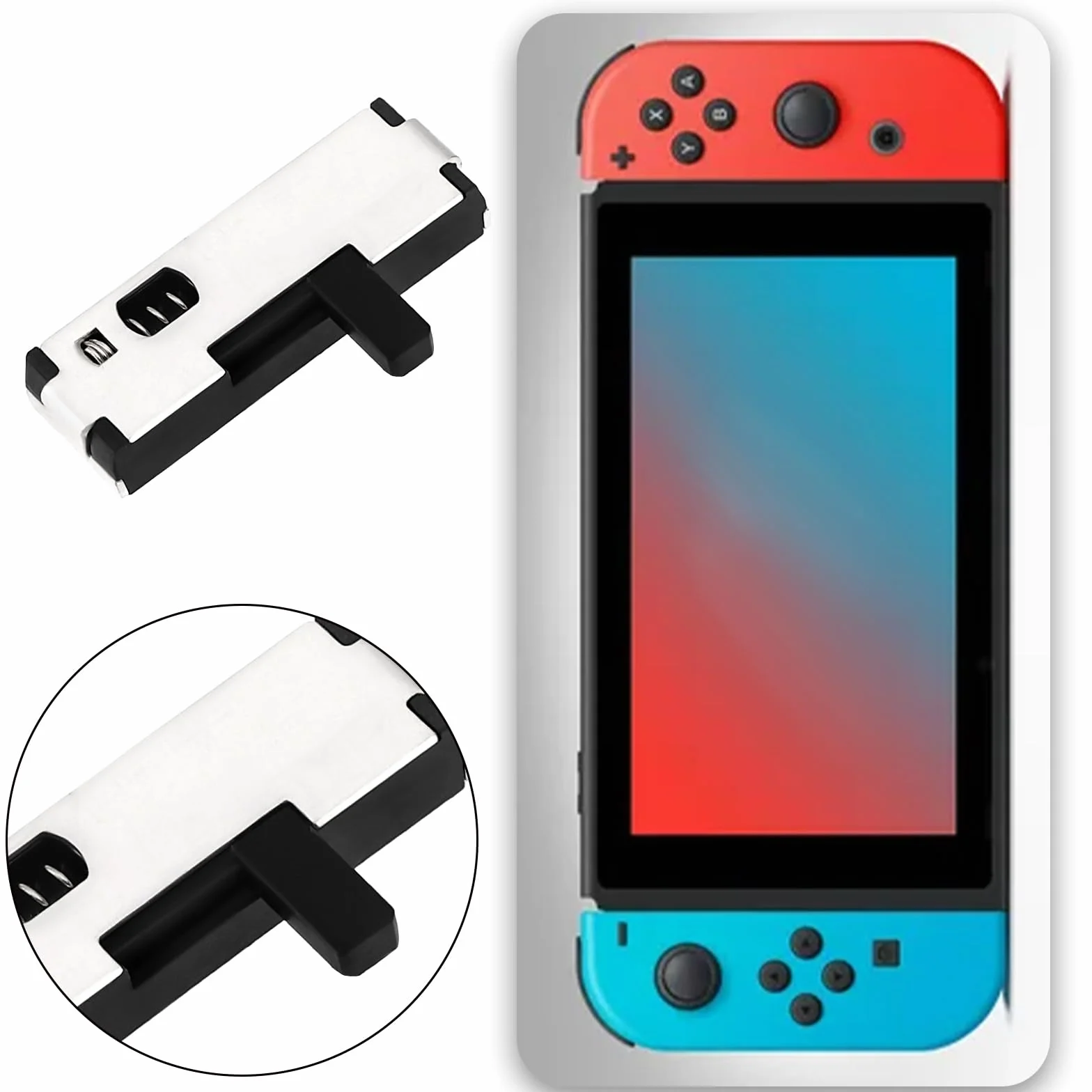 Create idea 5PCS Console di gioco Interruttore di alimentazione principale compatibile con Nintendo DS Lite NDSL NDS Lite 11x3.4mm Sistema di gioco Interruttore di alimentazione Console Pulsante di