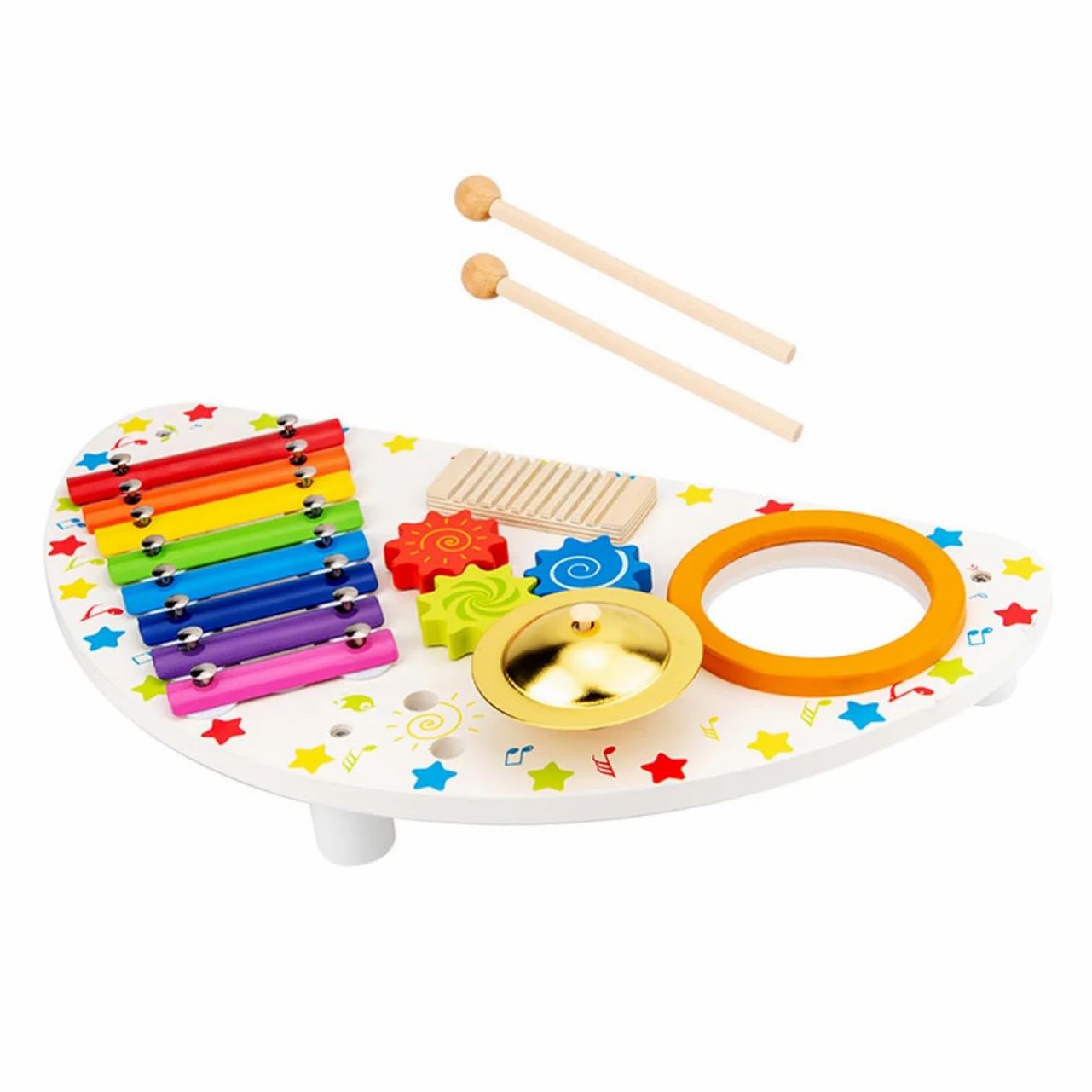 Hemobllo Strumento Musicale in Legno per Ragazzo Ragazza Barre di Xilofono per Riecheggianti e Gioco Creativo