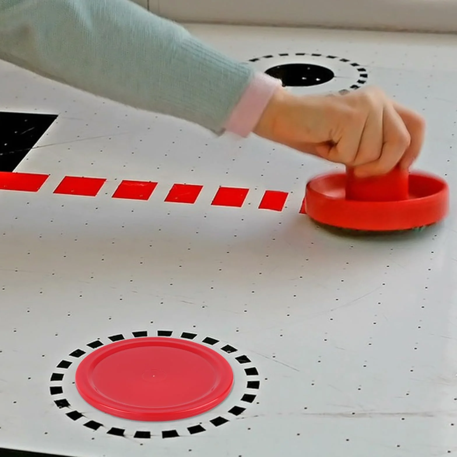 10 Pezzi di Dischi da Air Hockey, Set di Dischi da Air Hockey da 2 Pollici per Tavolo da Air Hockey