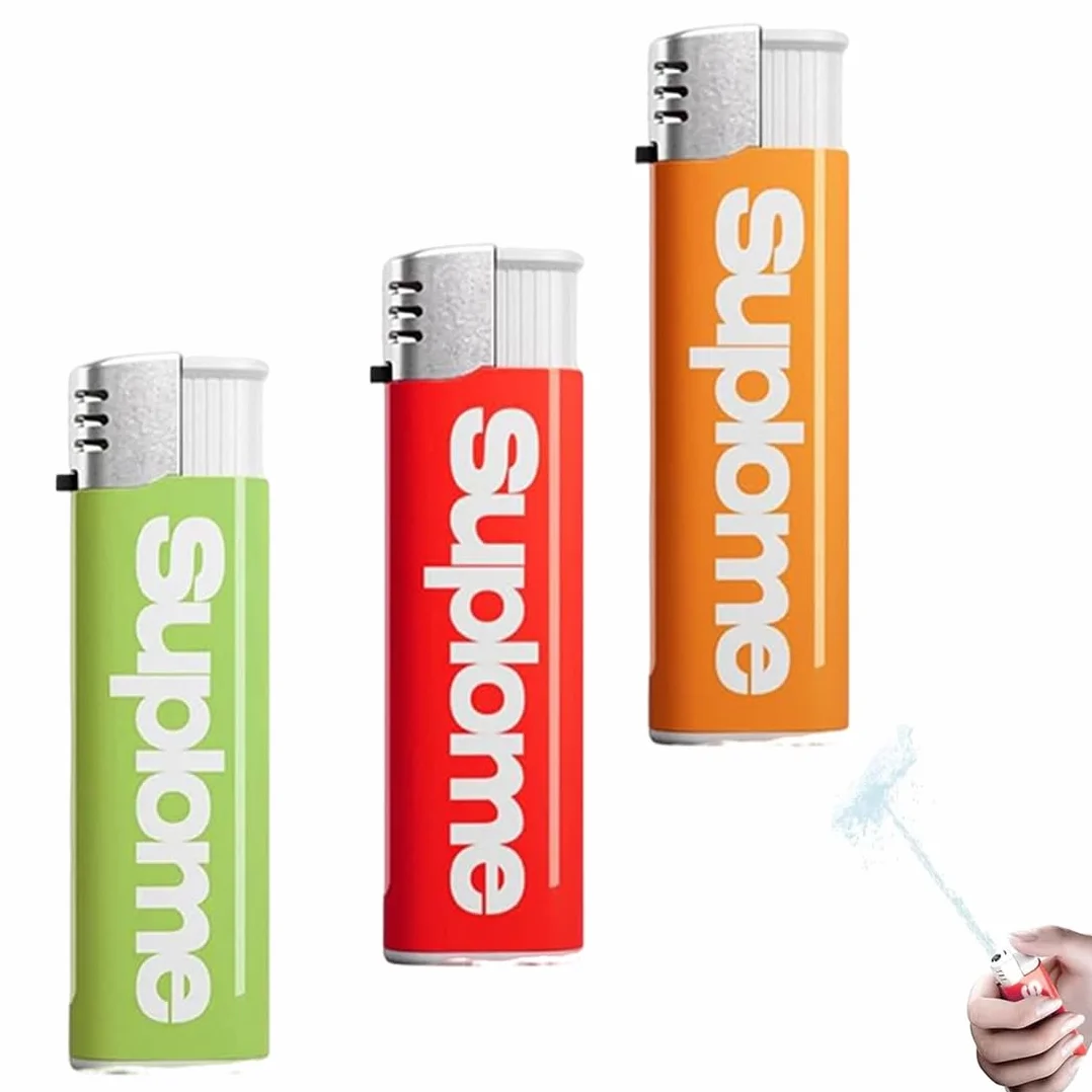 3 pezzi Prank, accendino a spruzzo d'acqua Prank, Lighter Pranks, Water Shooting Toy Lighter