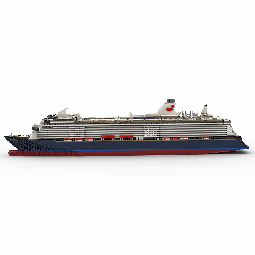 ToyGhillied Set di modelli di nave da crociera, scala 1/400, mattoncini compatibili con tutte le grandi marche, kit per display o regalo, MOC-174915 (3295PCS)