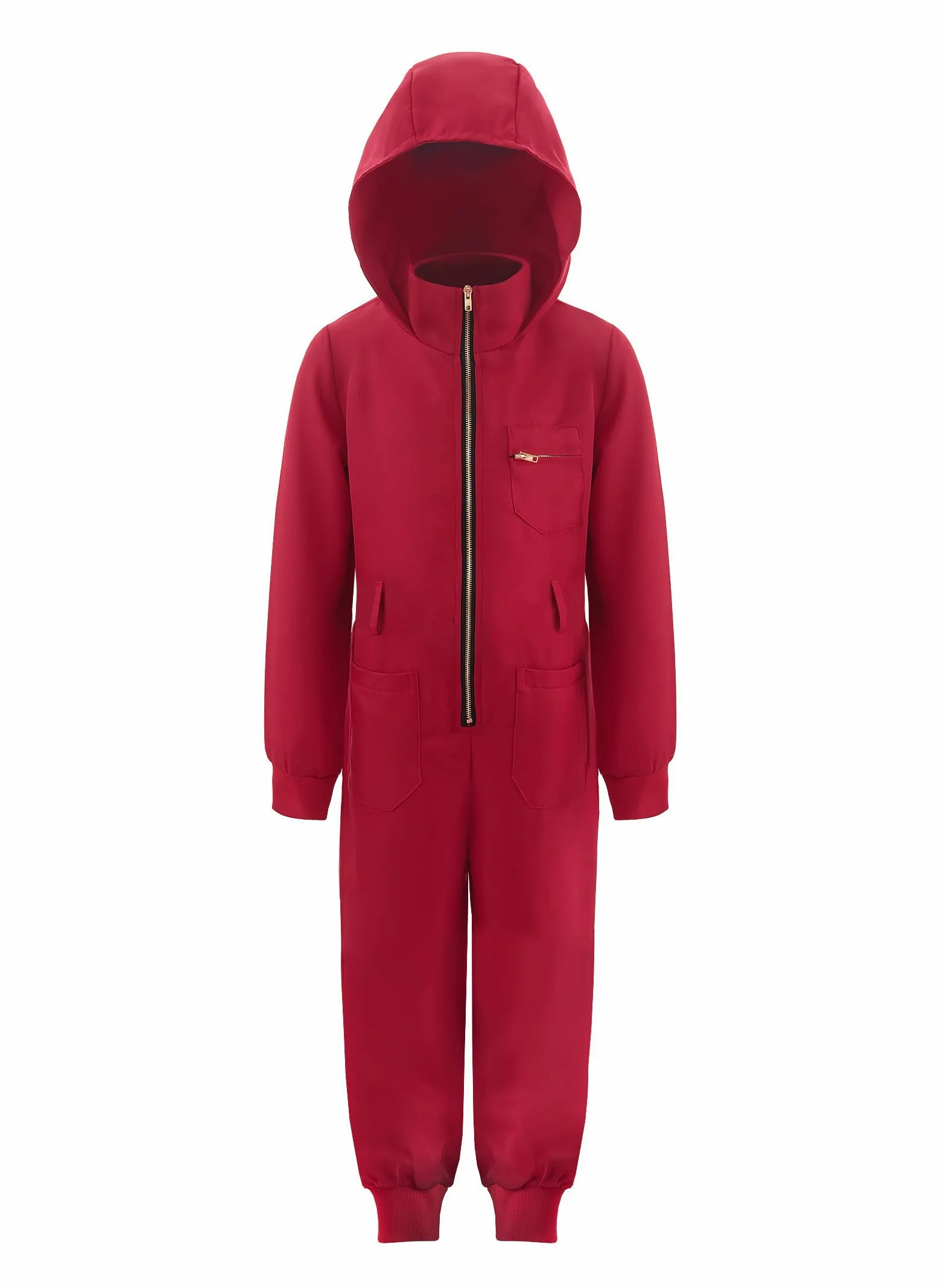 ReliBeauty Tuta rossa per bambini, carnevale