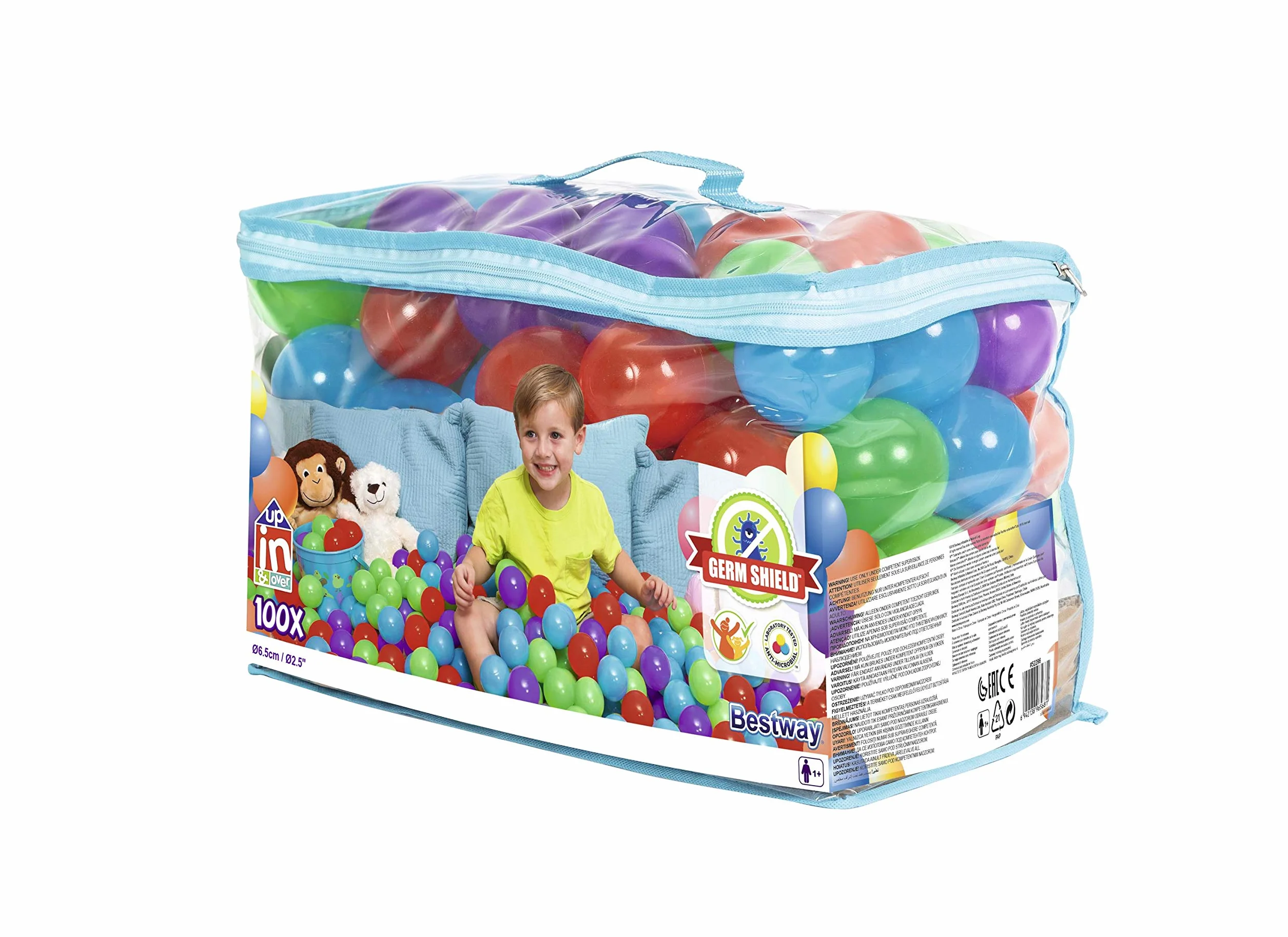 Bestway 52296 Sacca con Palline Colorate Anti-Microbi