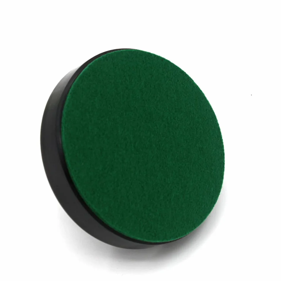 Set da 4 Pezzi per Hockey da Tavolo 76 mm 4 cursori per Air Hockey con 4 Flanella 8 Dischi - Nero