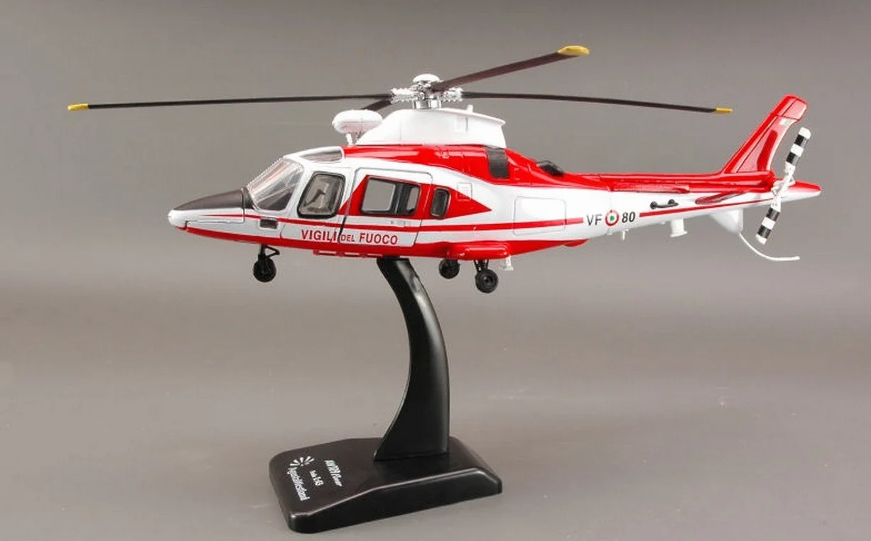 Ray Elicottero Agusta Westland AW109 Vigili del Fuoco 1:43 Die Cast