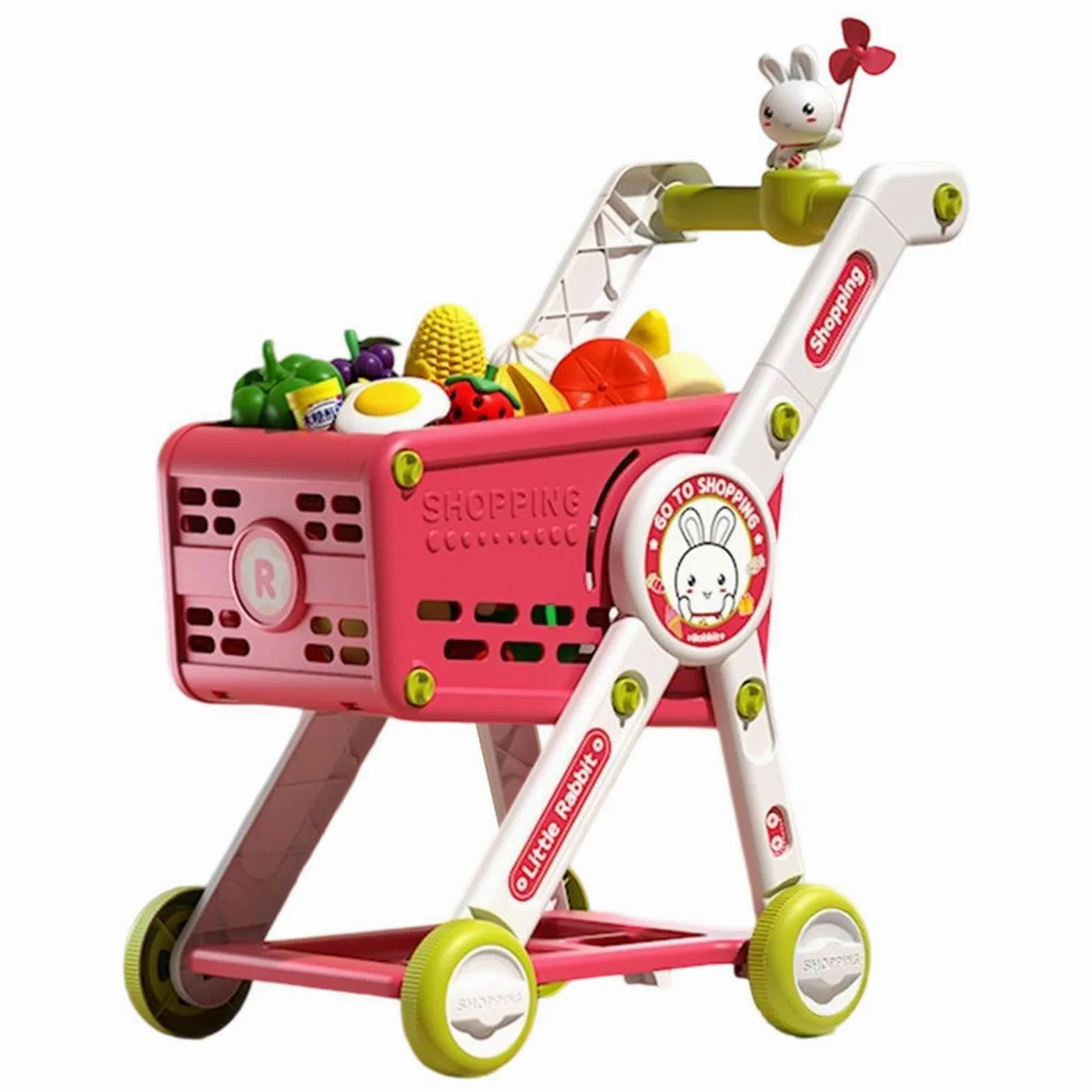 Carrello Spesa Bambini Cucina Finti Educativi Interattivi | Carrello Spesa Finto Bimbi Cucina Finti Per Bambini E Bambine, Compleanno E Vacanze