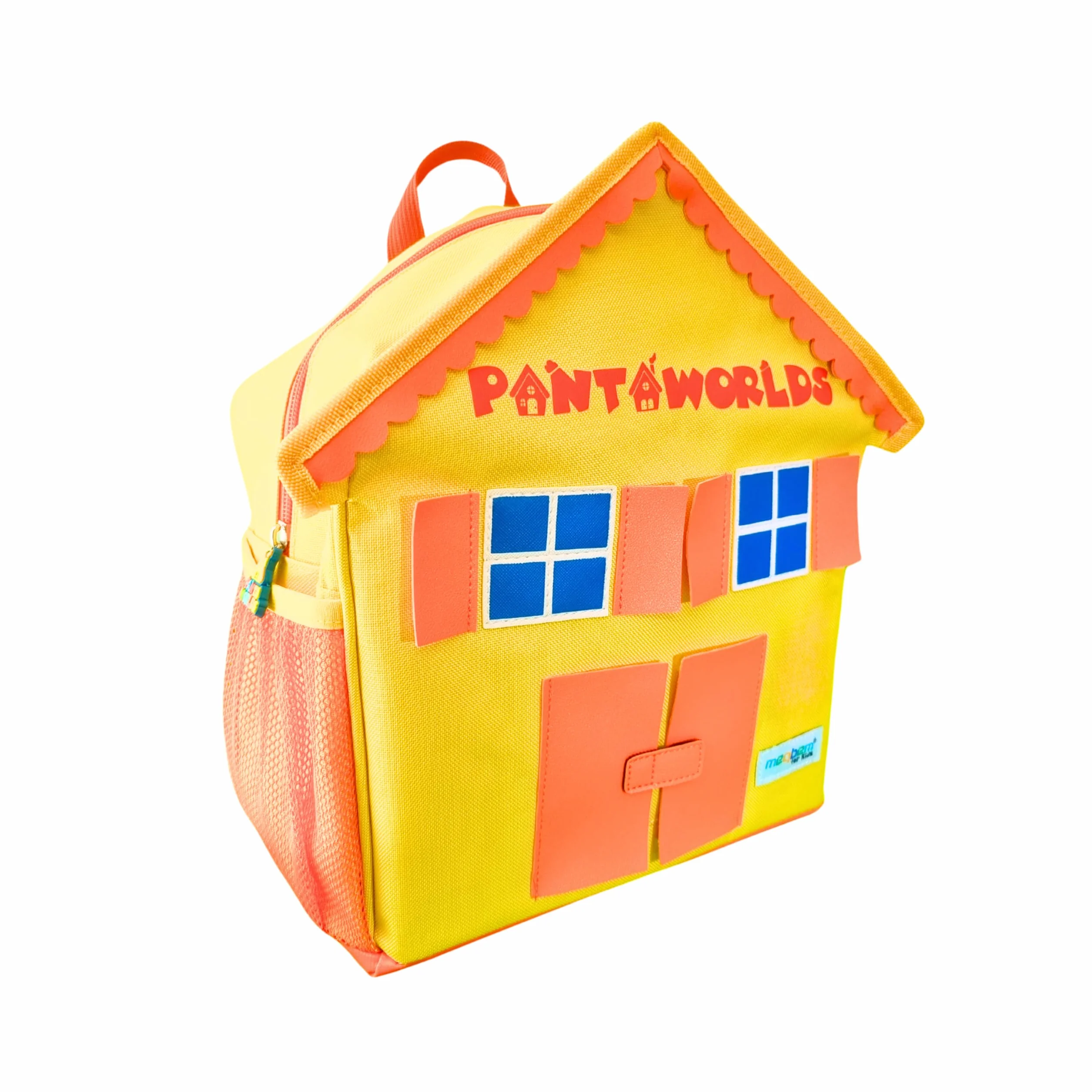 Pantaworlds Bag | Zaino Bambino a Forma di Casa, Zainetto Asilo per Bambini Impermeabile e Antiabrasione | Unisex | Idea Regalo Bambini | Certificato CE