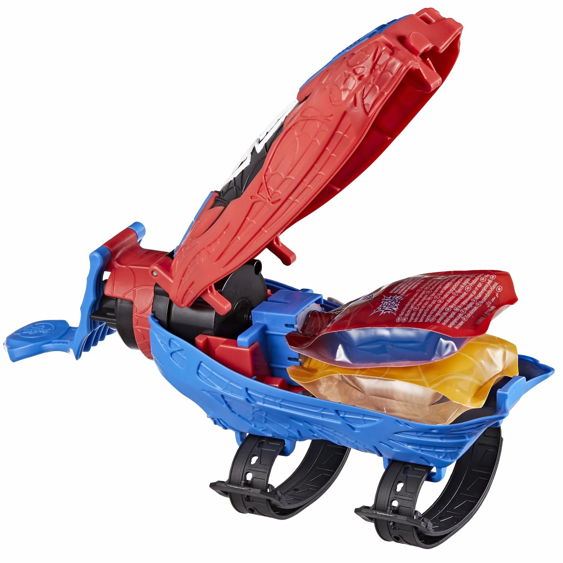 Spider-Man Hasbro Marvel Blaster Ragnatele Lunga Gittata 2 in 1 Giocattolo Supereroe Plastica 5 Anni