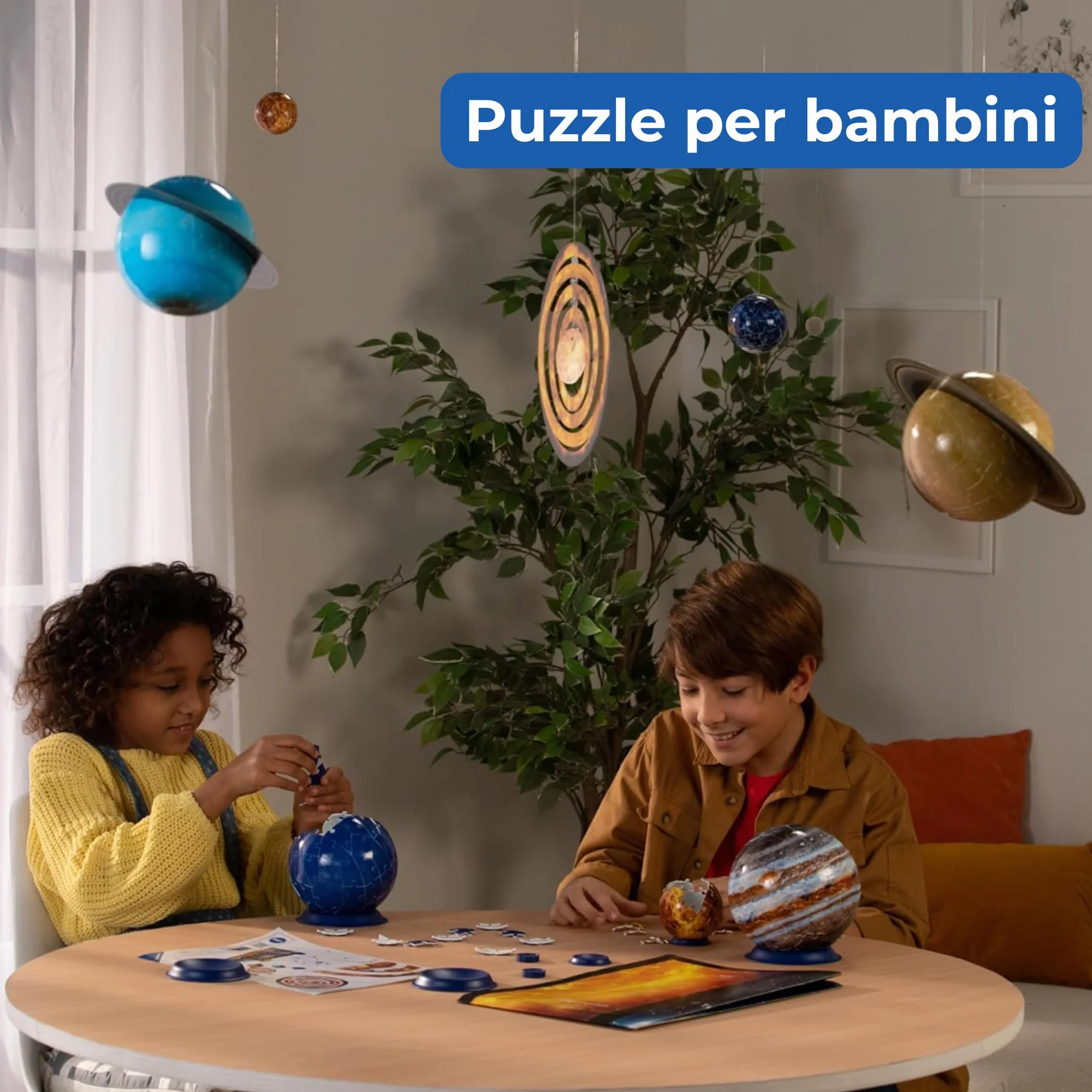 Ravensburger - Puzzle 3D Il Sistema Solare | Puzzle 3d Bambini E Adulti 540 Pezzi | Rompicapo Adulti E Rompicapo Bambini 6 Anni O Più | Regalo Bambino 6 Anni