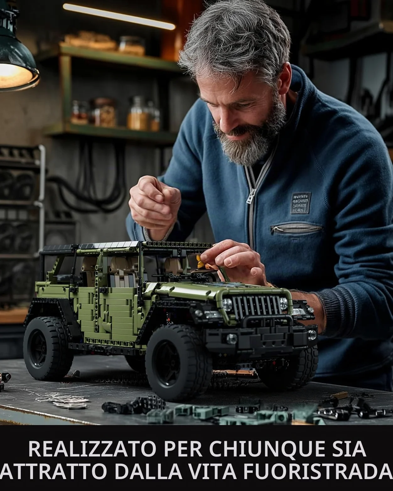 Nifeliz 4x4 Set di costruzioni di Auto Fuoristrada per adulti, Modellino di Auto da Collezione da Costruire, Offroad Regalo per Uomo, Donna, Lui o Lei (2899 pezzi, NF10324)